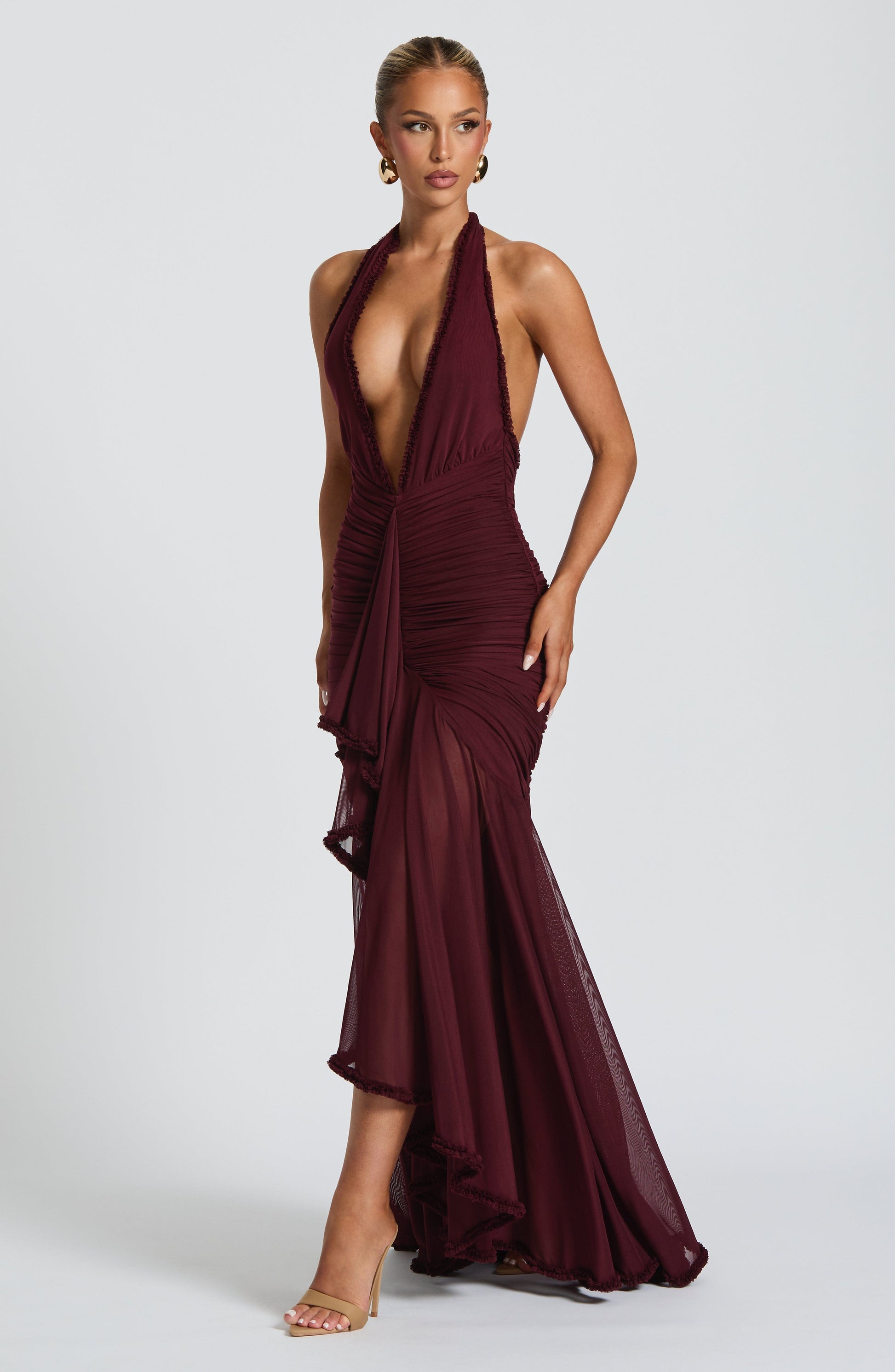 Velorage Railyn Maksi Halter Elbise