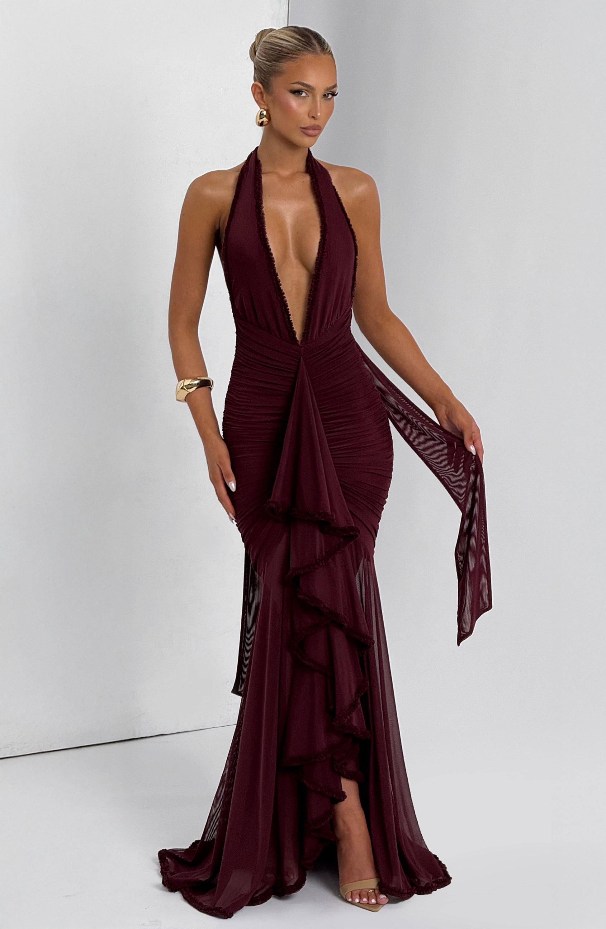 Velorage Railyn Maksi Halter Elbise