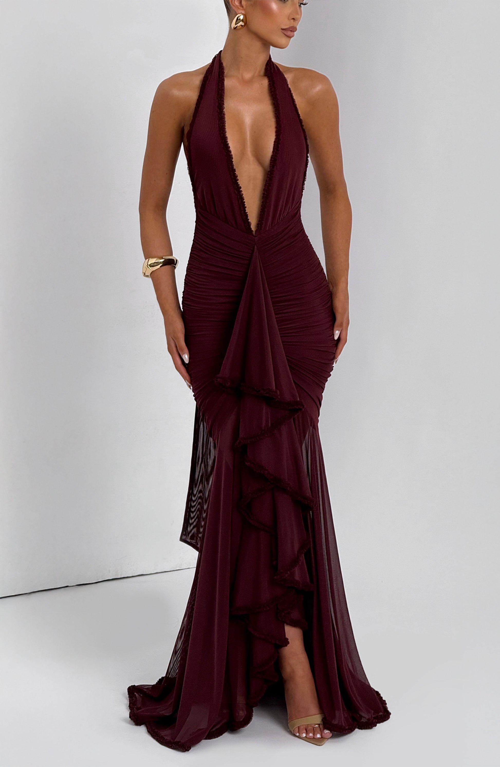 Velorage Railyn Maksi Halter Elbise
