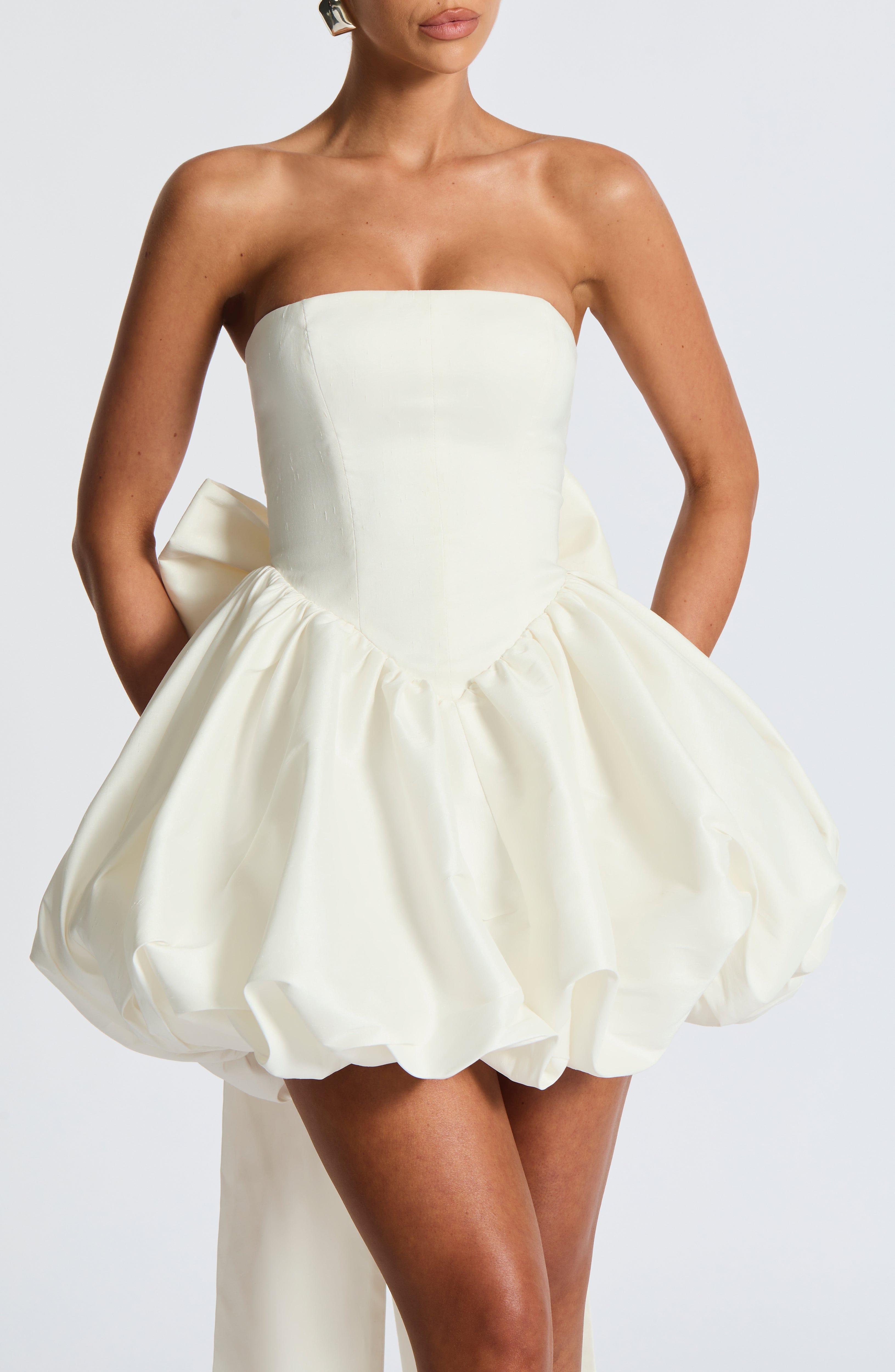 Velorage Nayla Straplez Mini Elbise