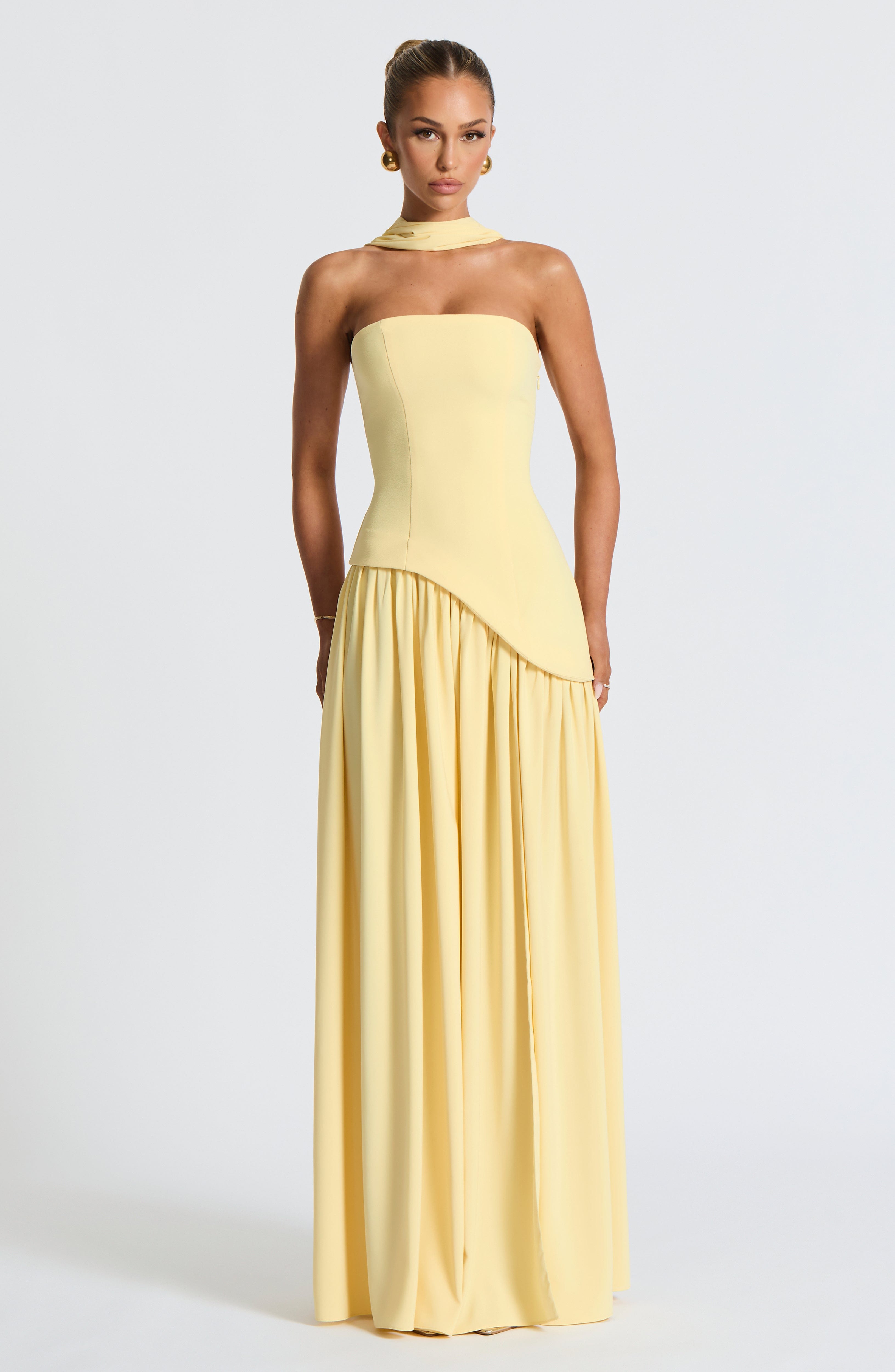 Velorage Taylynn Sari Chifon Maxi Elbise