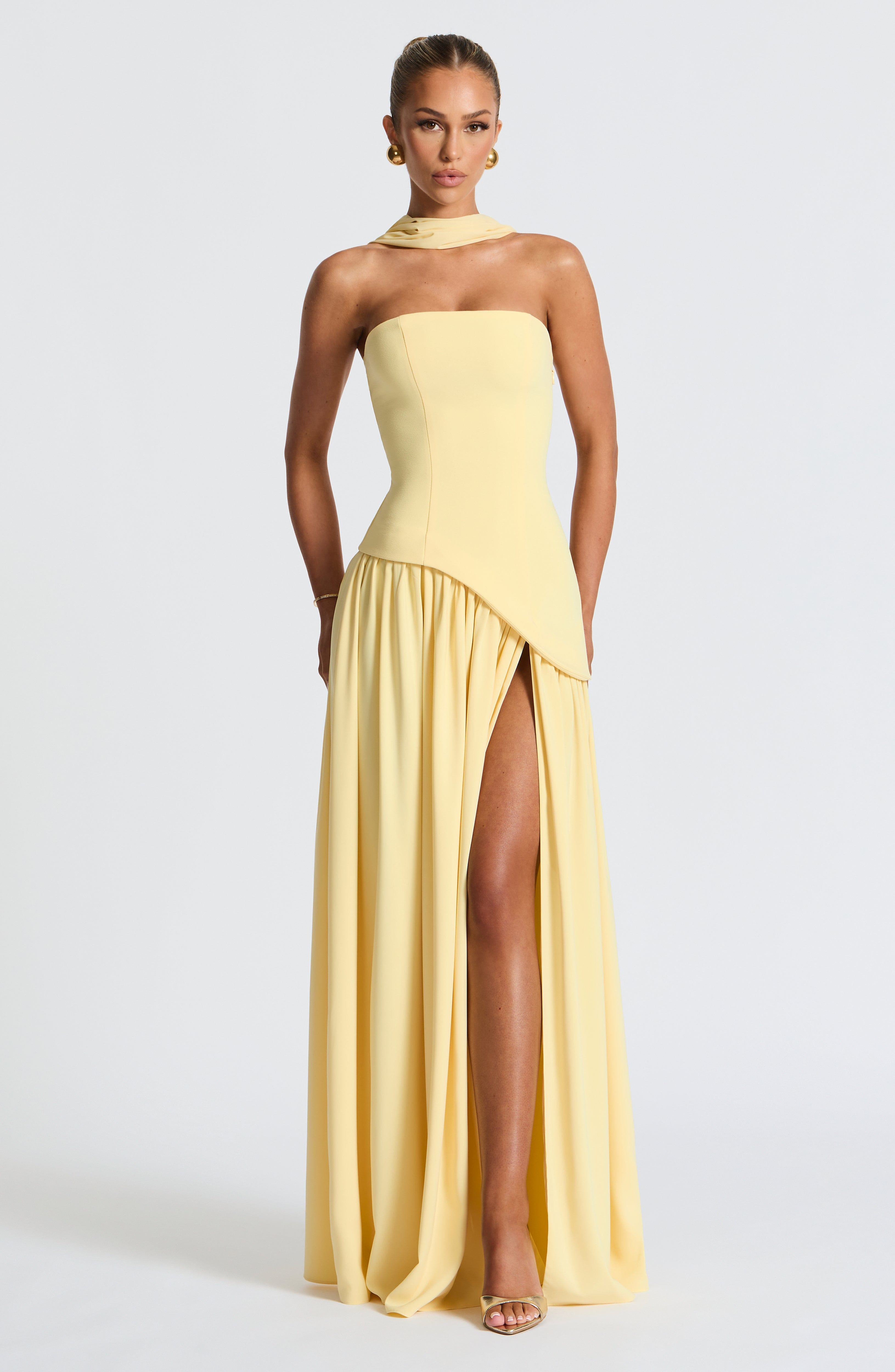 Velorage Taylynn Sari Chifon Maxi Elbise