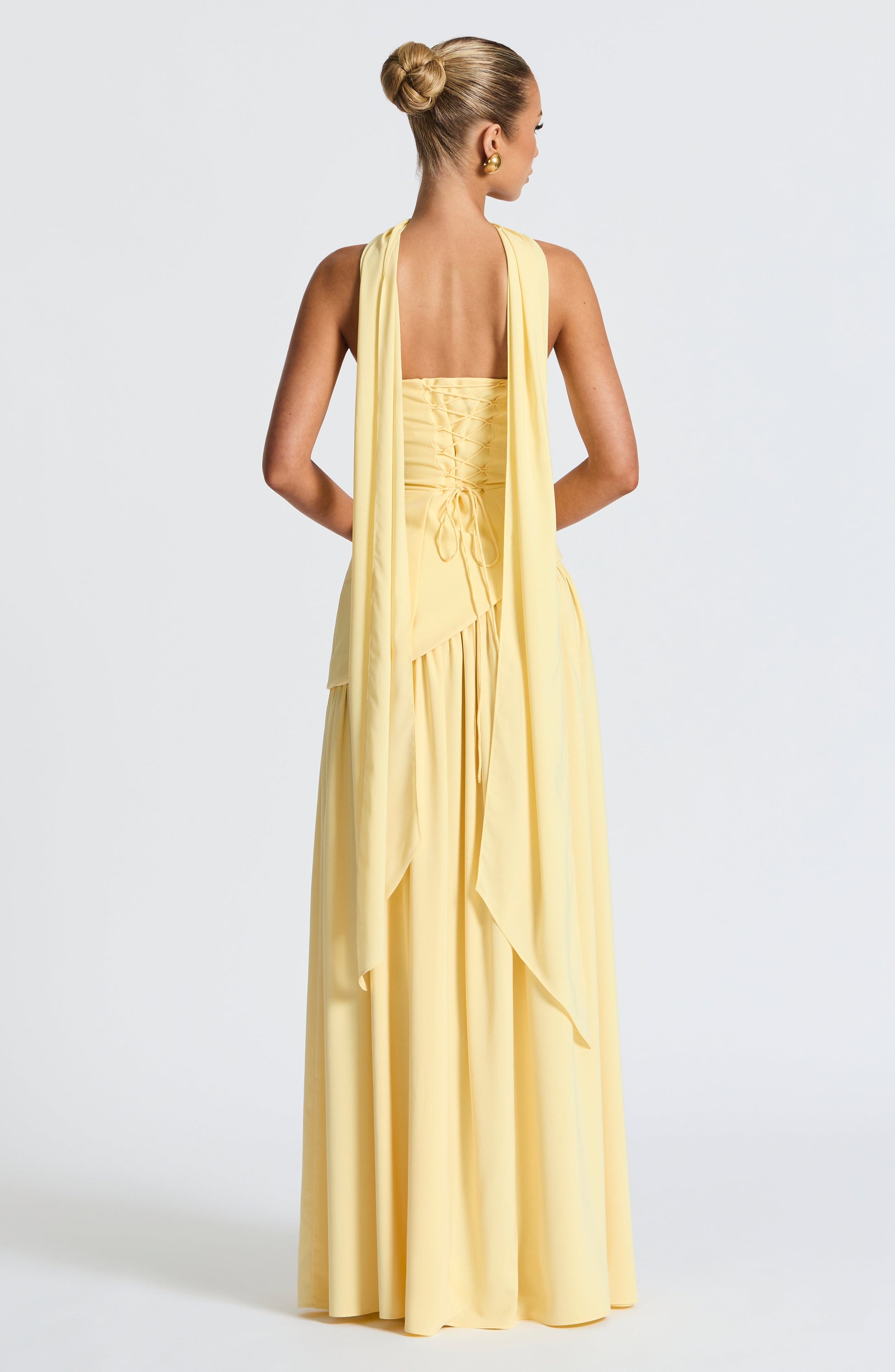Velorage Taylynn Sari Chifon Maxi Elbise