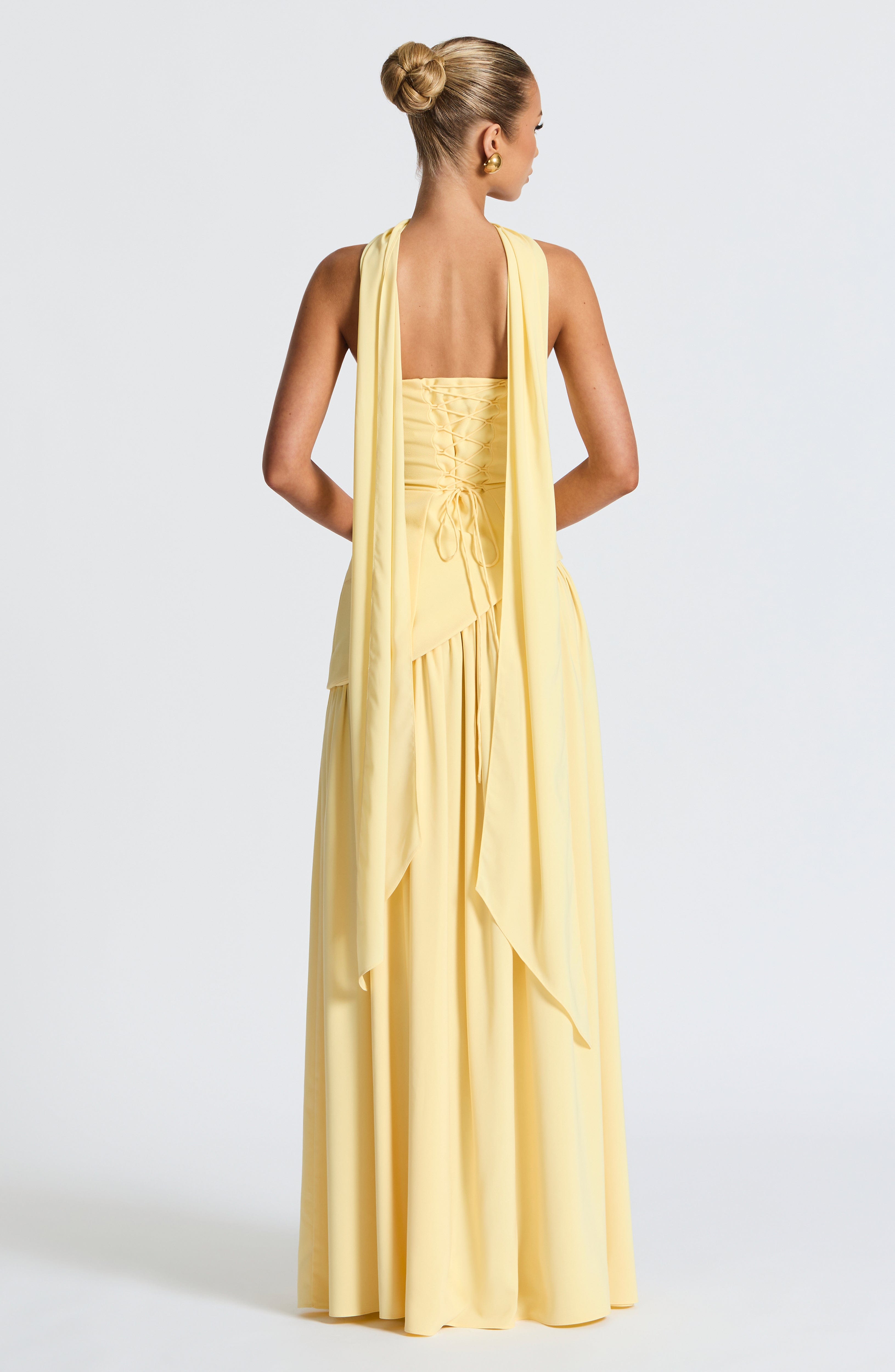 Velorage Taylynn Sari Chifon Maxi Elbise