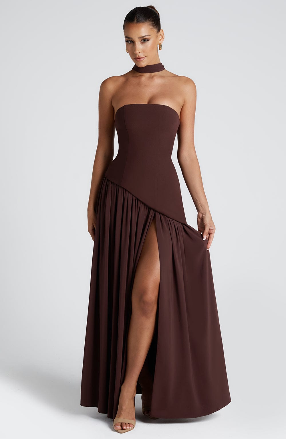 Velorage Kynlie Straplez Maxi Elbise