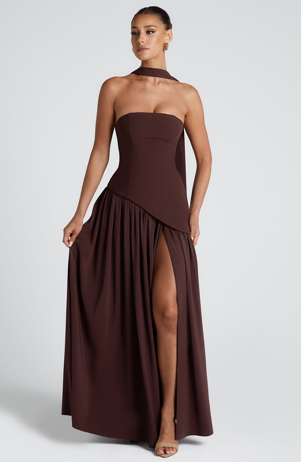 Velorage Kynlie Straplez Maxi Elbise
