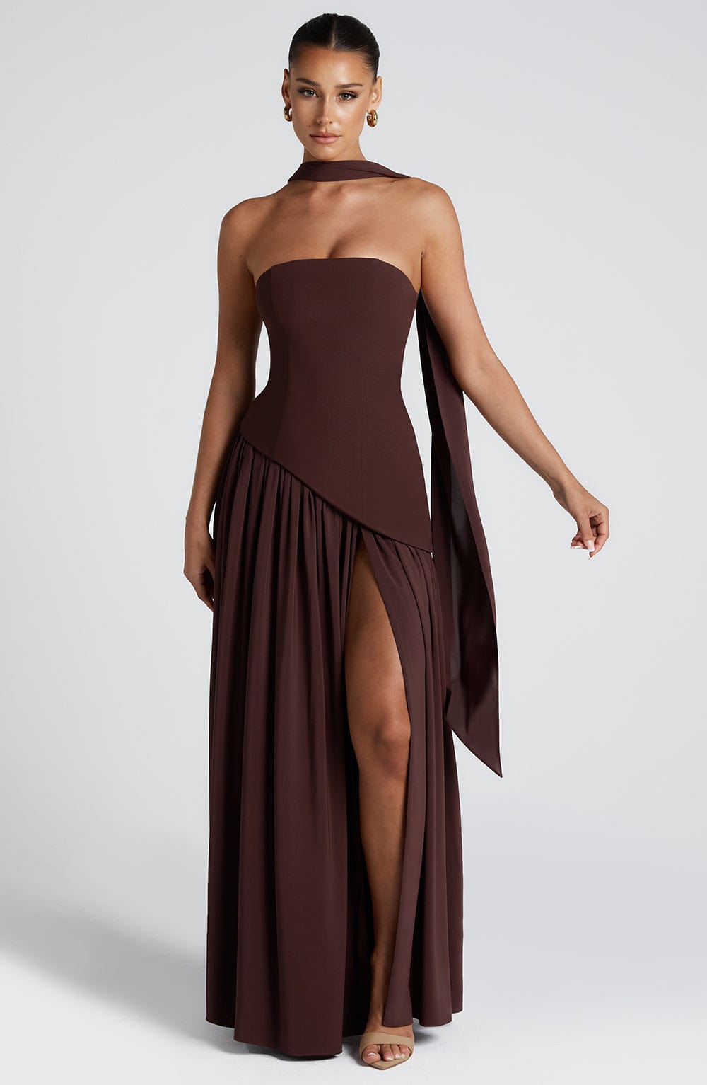 Velorage Kynlie Straplez Maxi Elbise