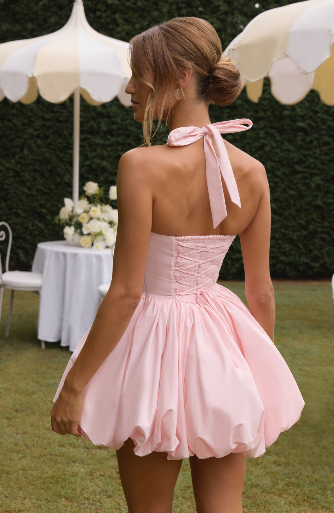 Velorage Leeanna Halter Mini Elbise