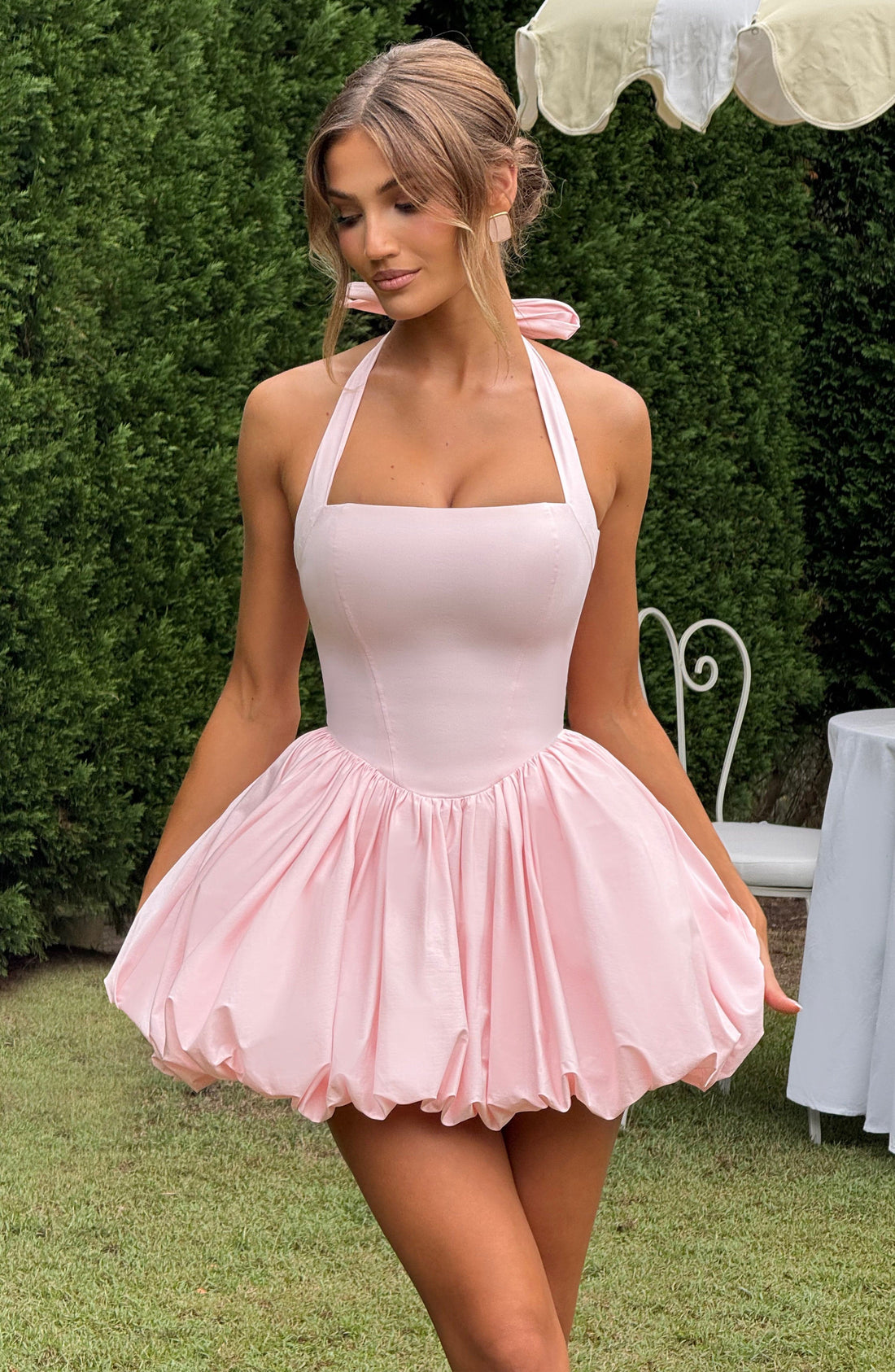 Velorage Leeanna Halter Mini Elbise