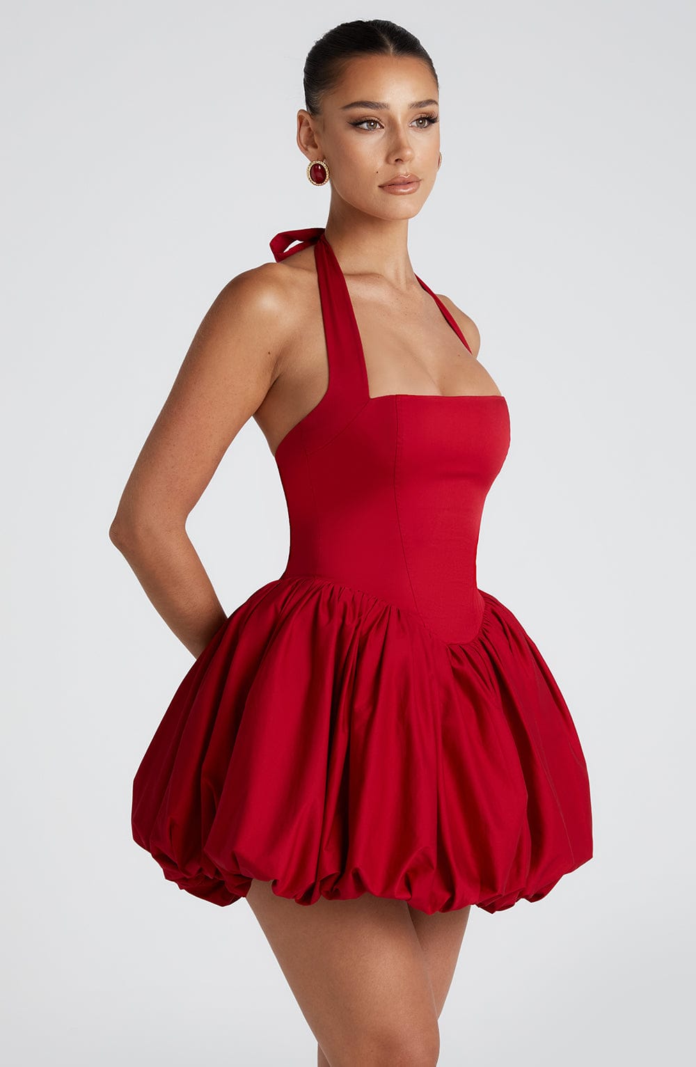 Velorage Channing Halter Mini Elbise