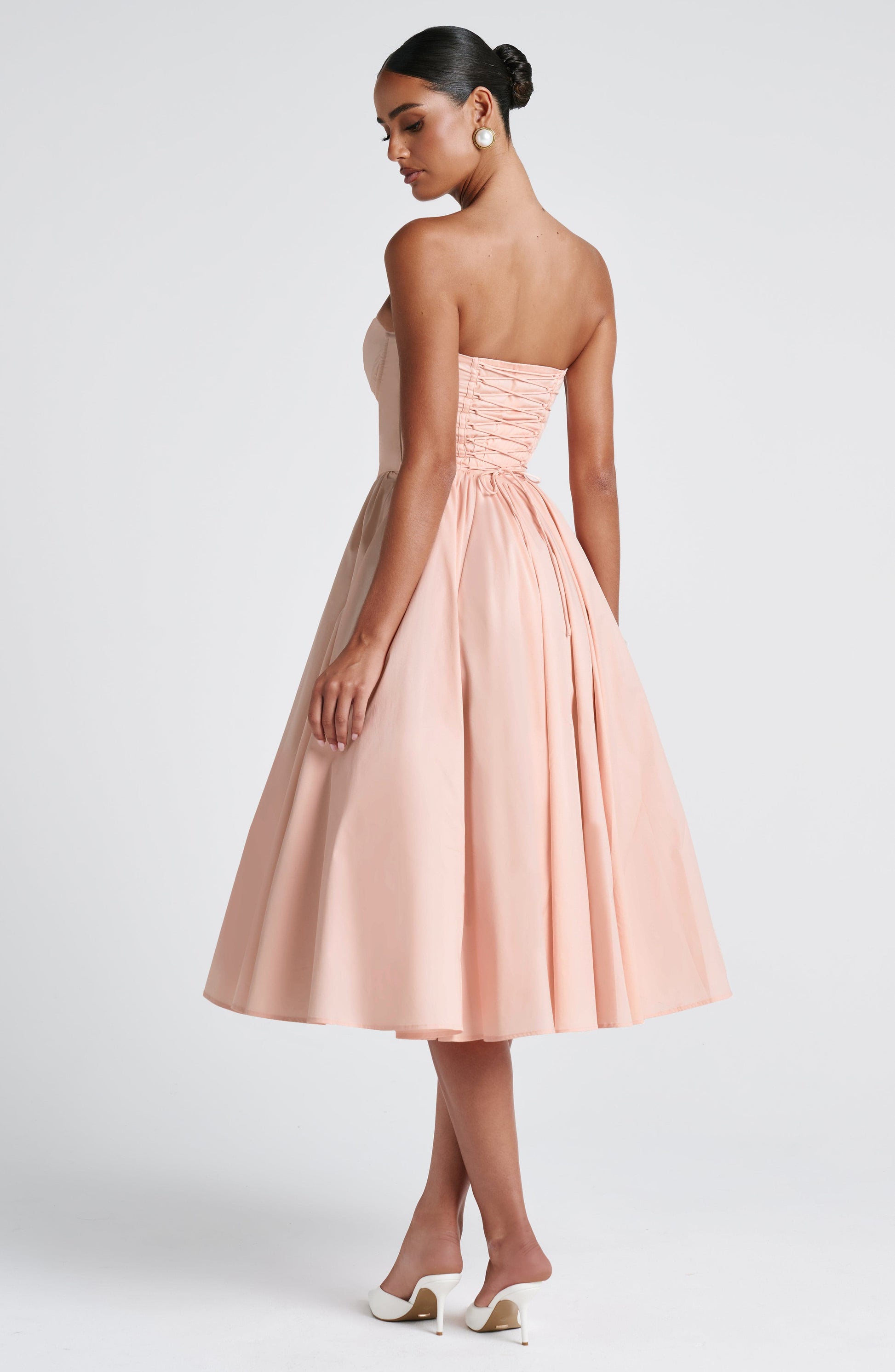 Velorage Jazzlyn Straplez Midi Elbise