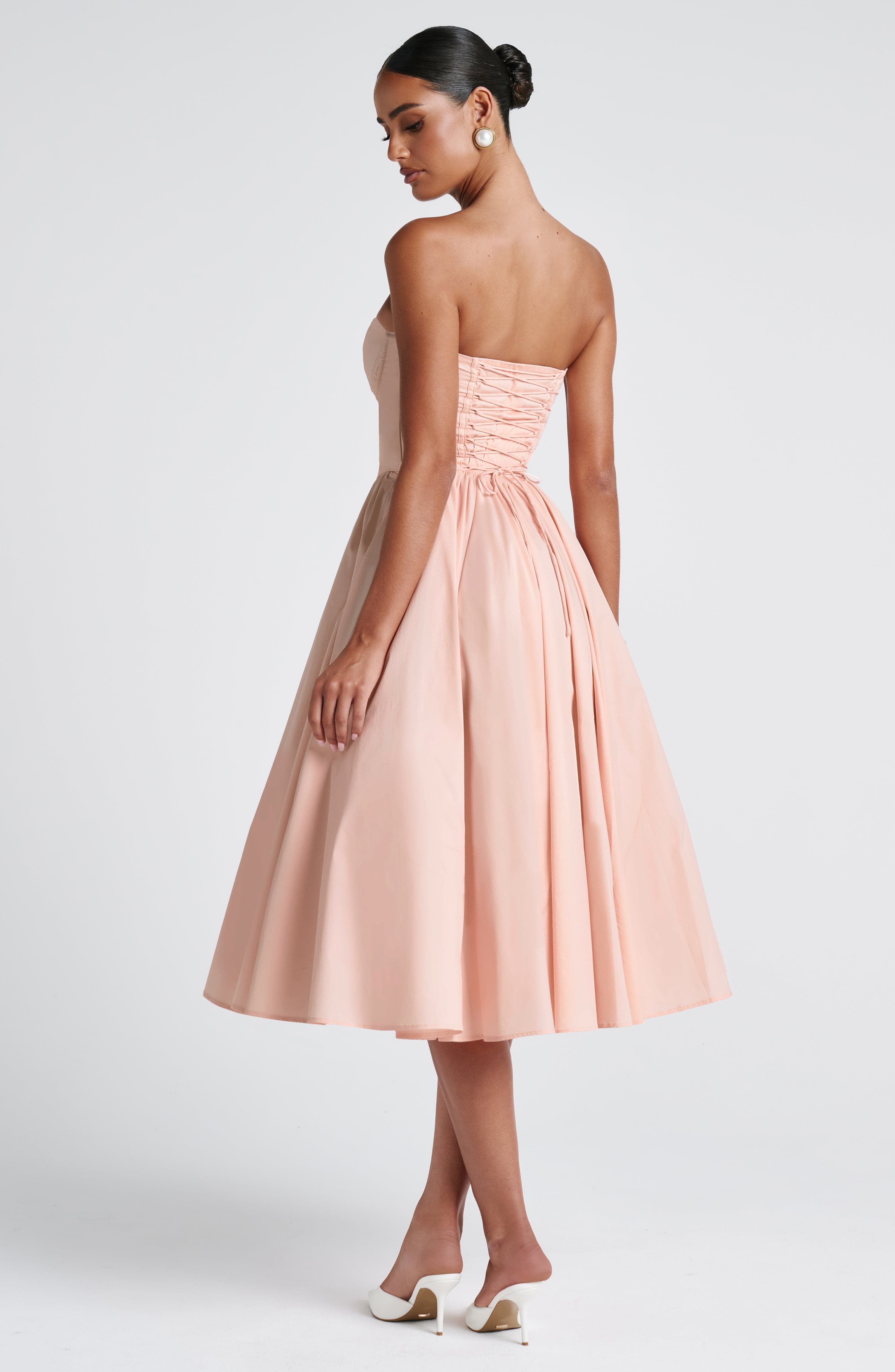 Velorage Jazzlyn Straplez Midi Elbise
