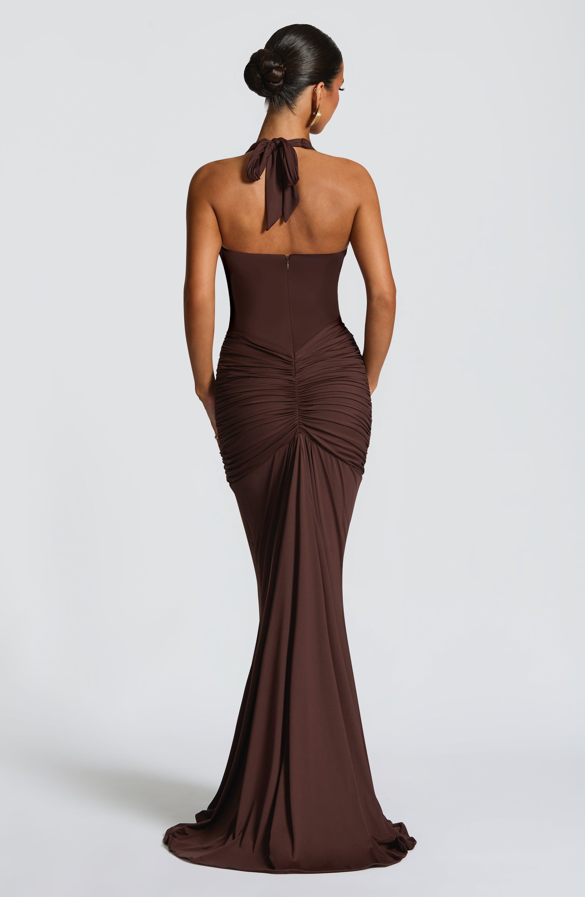 Velorage Zamya Halter Yaka Maksi Elbise