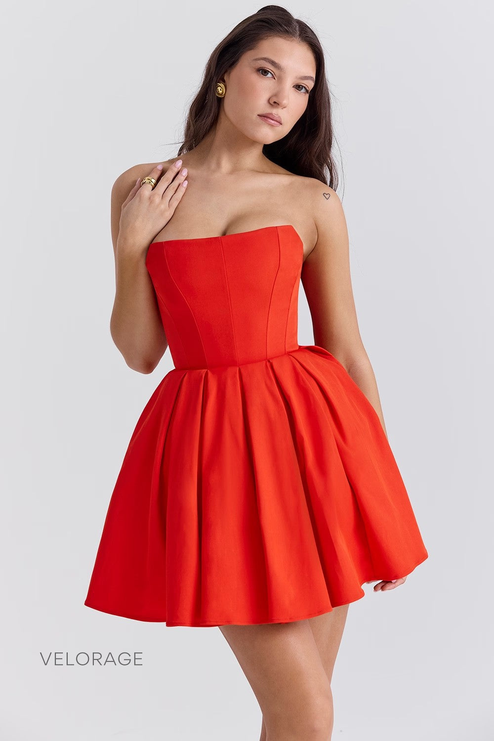 Adalin Straplez Mini Elbise [19N4X1ZM]