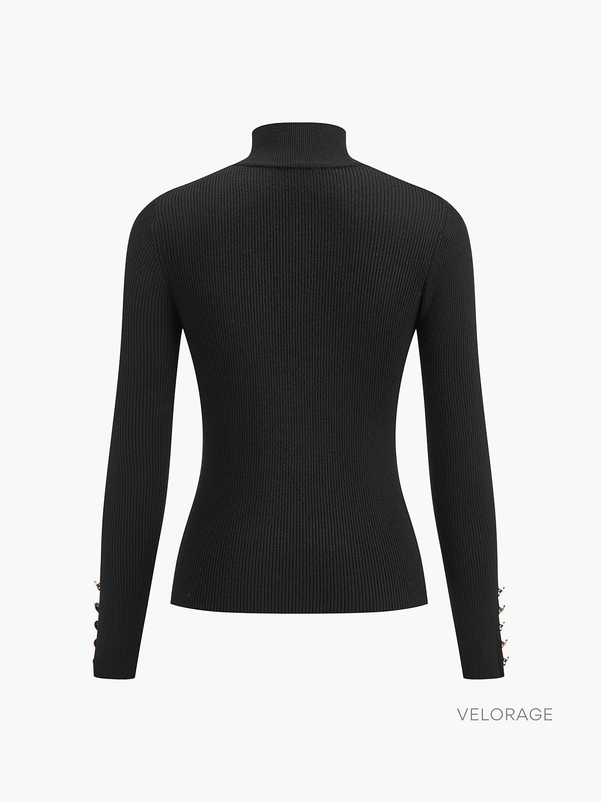 Velorage Addilynne Ribanali Crop Orgu Kazak | OA241105153BKXL