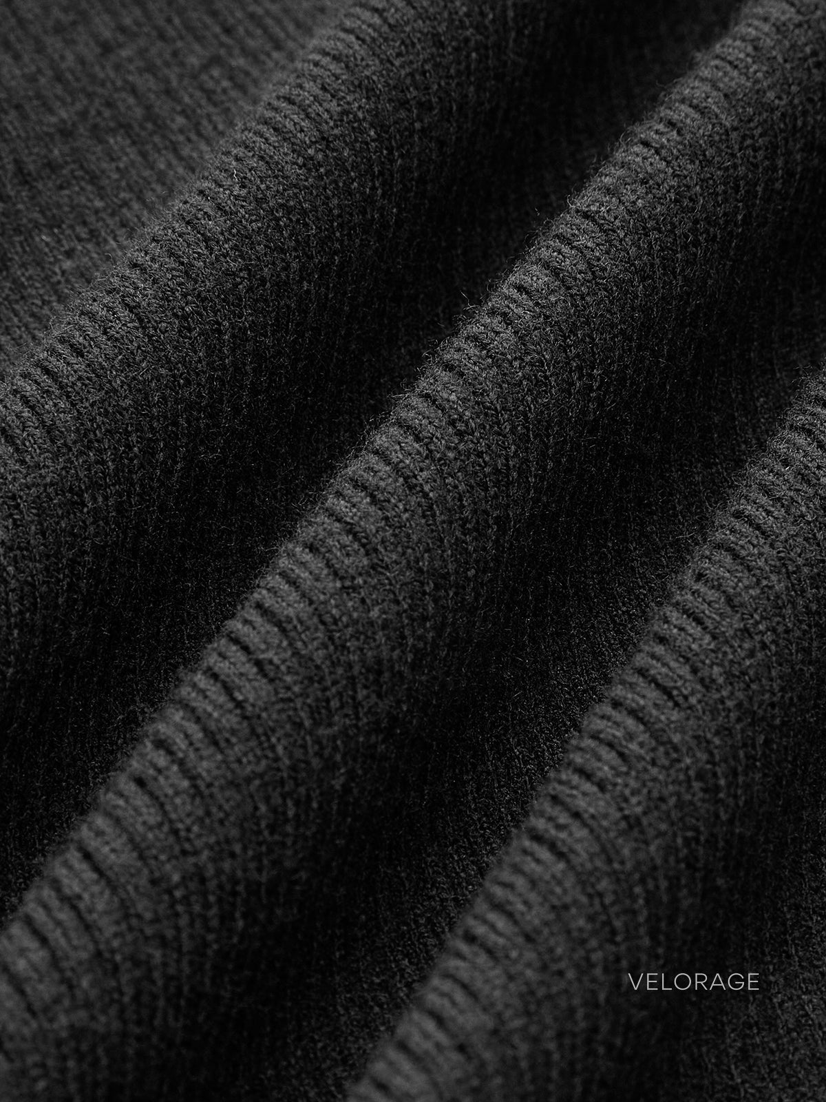 Velorage Addilynne Ribanali Crop Orgu Kazak | OA241105153BKXL