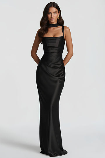 Velorage Ainsleigh Korse Mini Elbise | Siyah-PP | Siyah-P | Siyah-M | Siyah-G