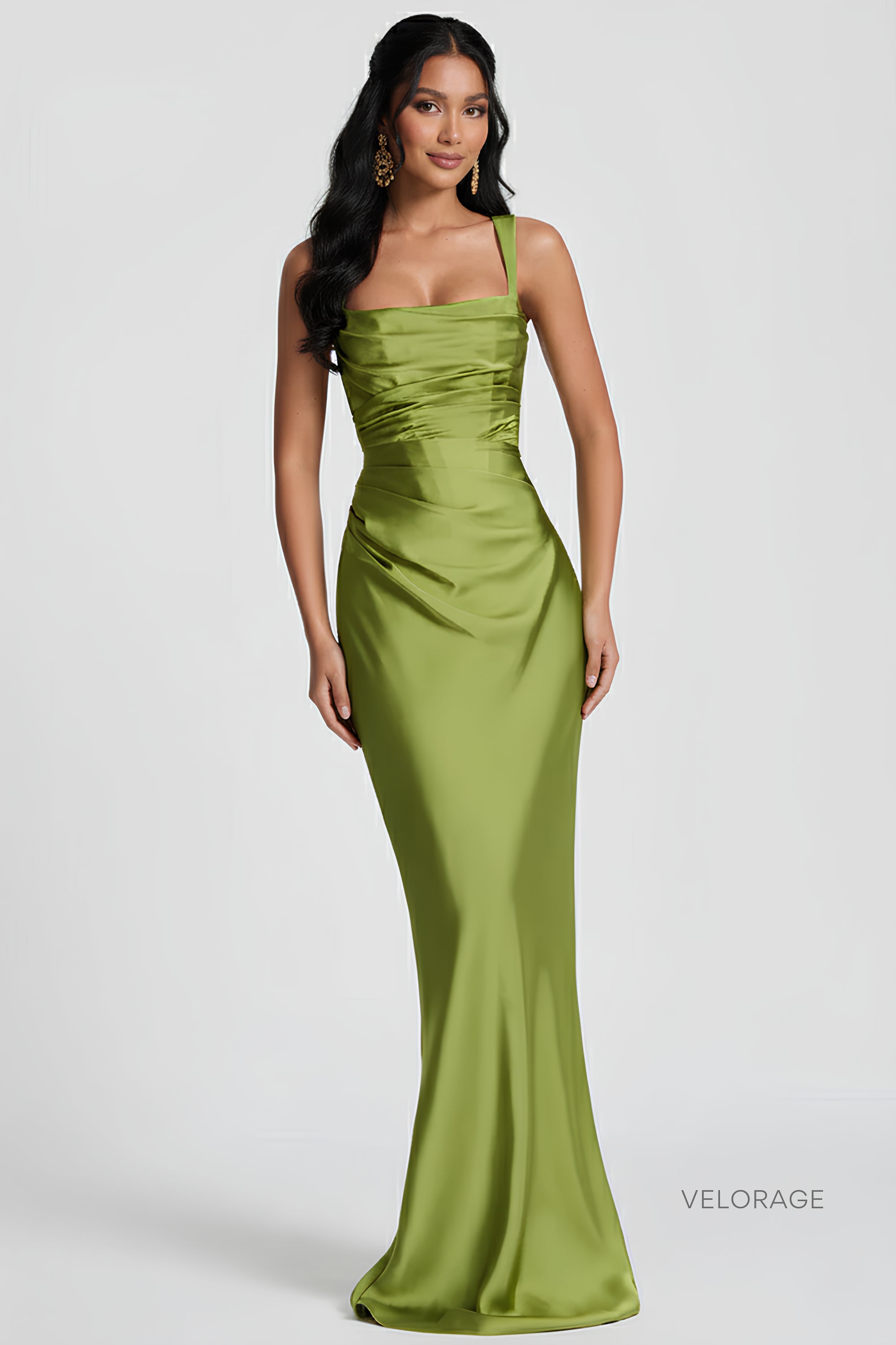 Velorage Ainsleigh Korse Mini Elbise | Yesil-PP | Yesil-P | Yesil-M | Yesil-G