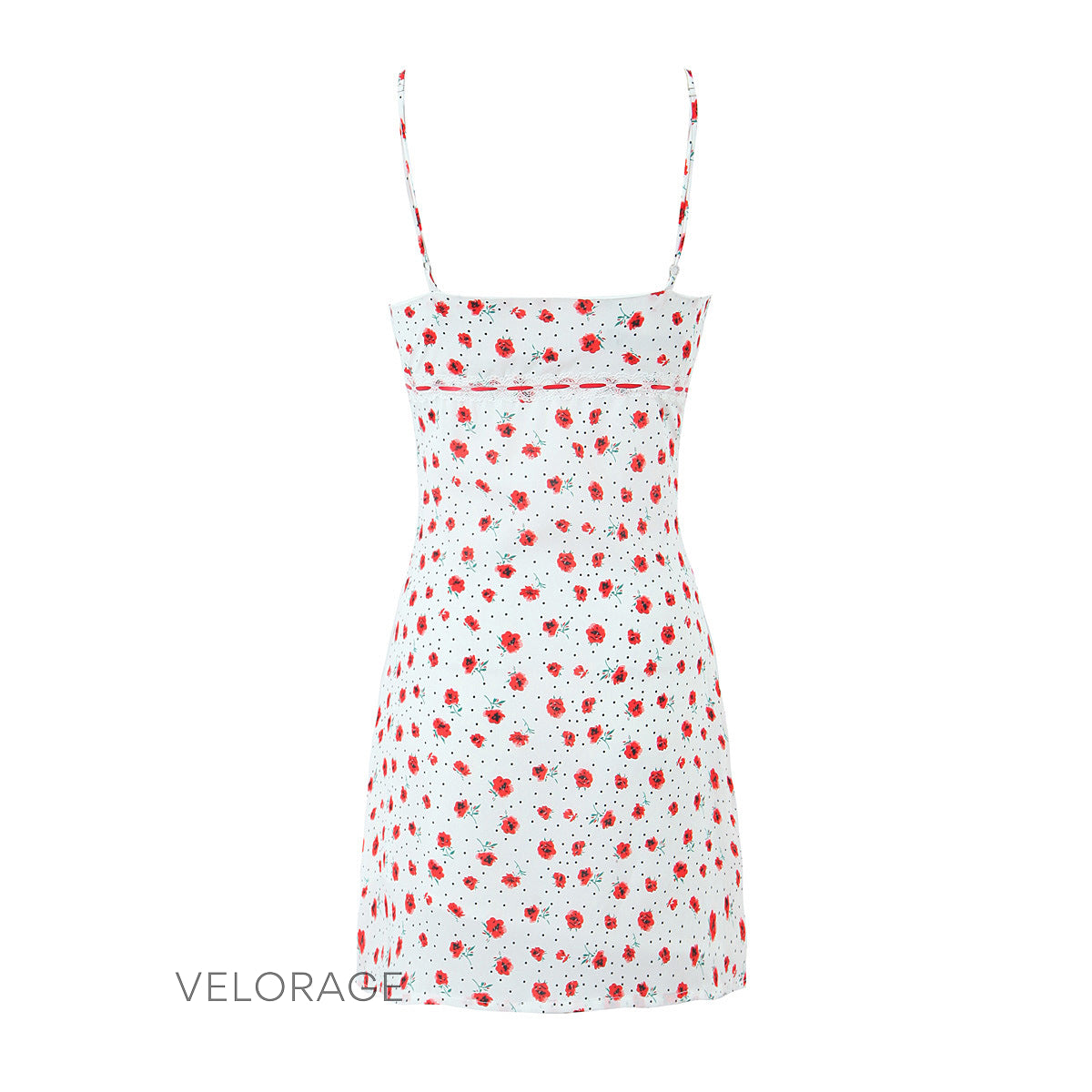 Ameliah Çiçekli Mini Elbise [V01RIIVD]