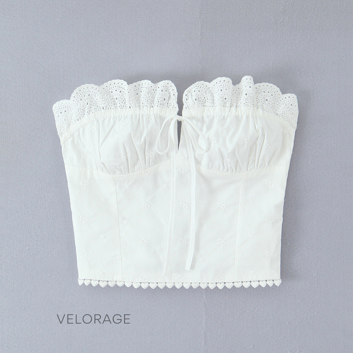 Charm Nakışlı Dantel Bralet [DB8DN09O]