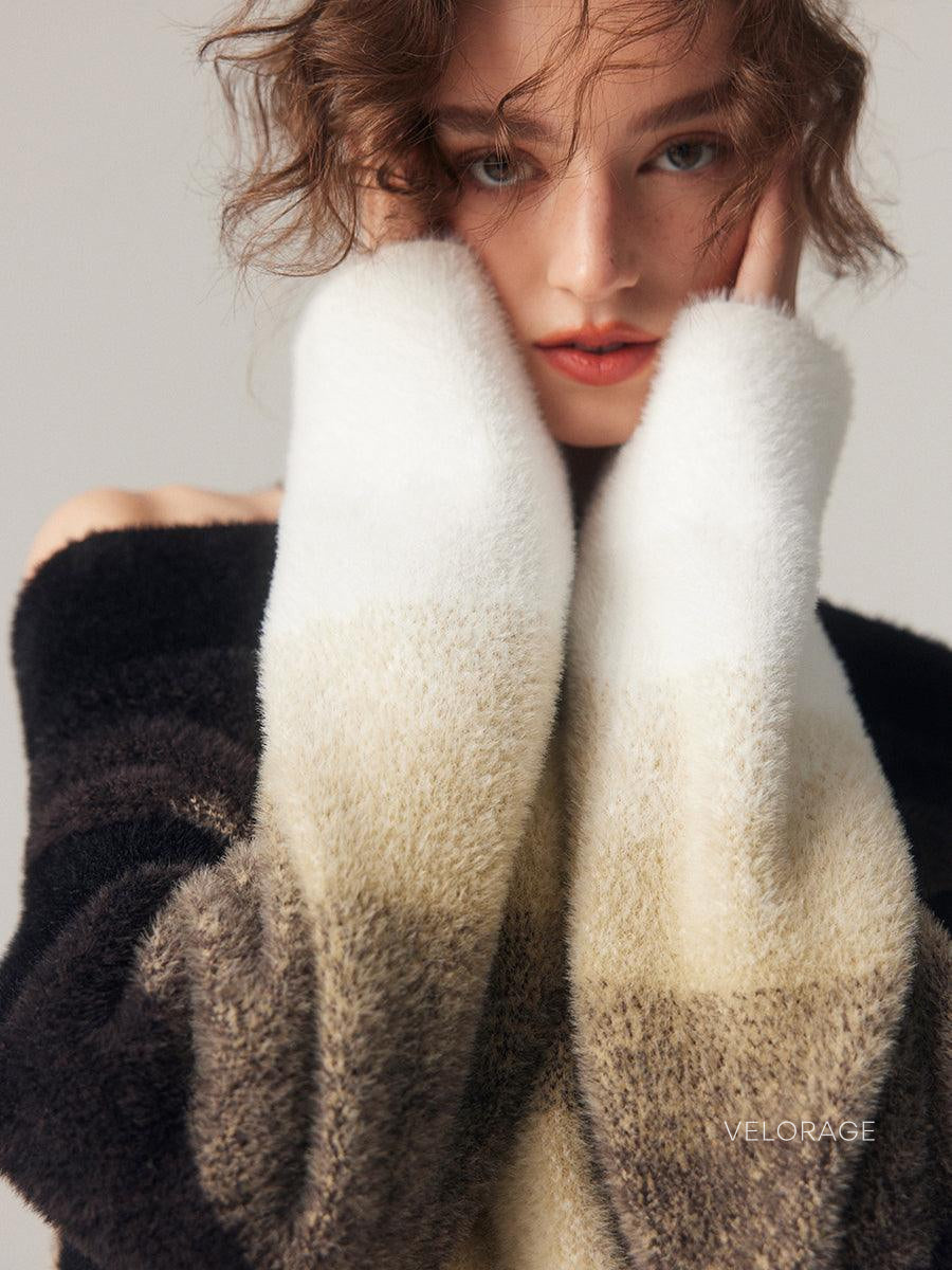 Velorage Evy Degrade Orgu Omuz Kazak | OA230829008BNXS | OA230829008BNS | OA230829008BNM | OA230829008BNL | OA230829008BNXL