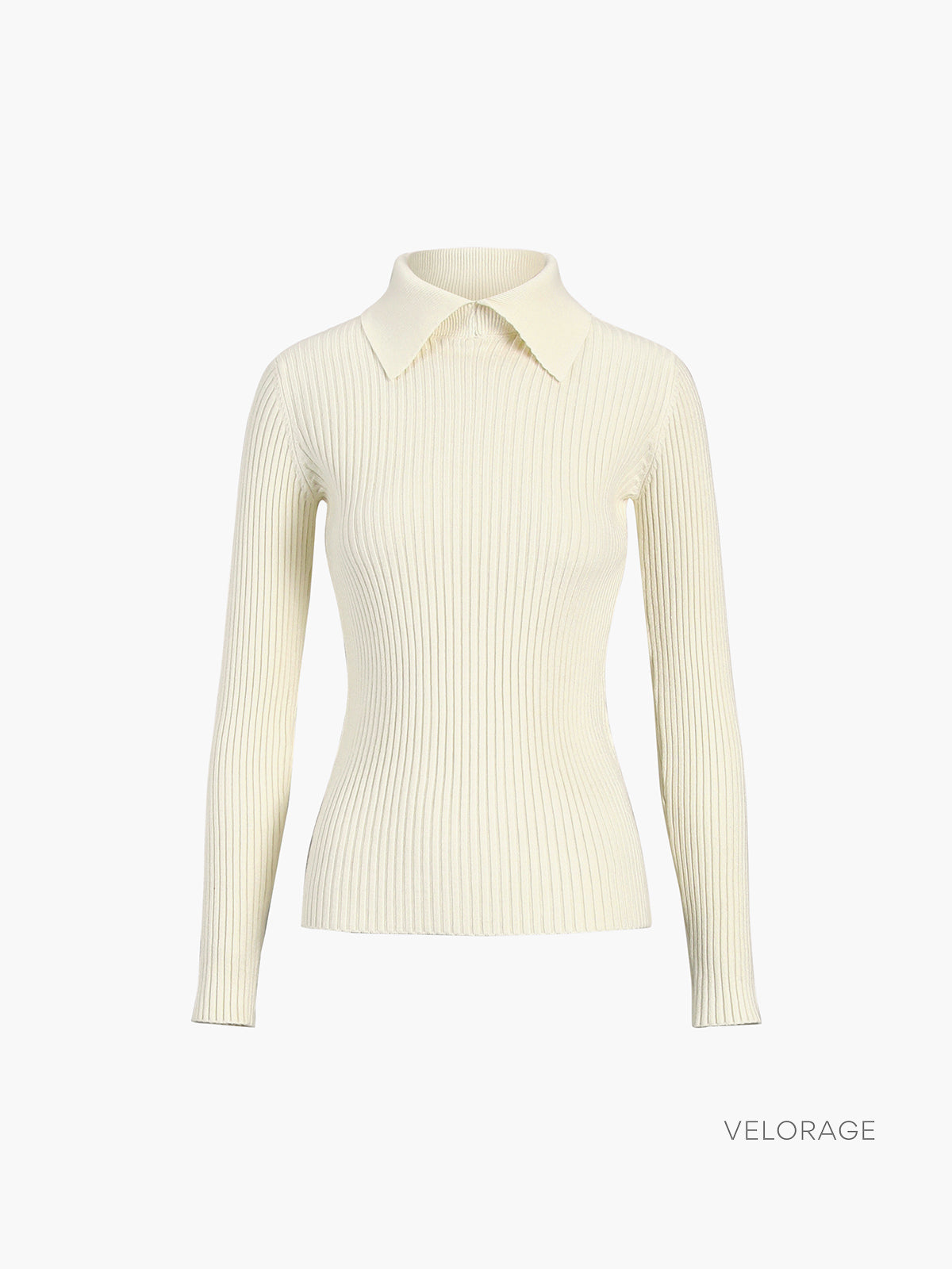 Velorage Jalaya Orgu Polo Uzun Kollu Ust | Siyah-XS | Siyah-S | Siyah-M | Siyah-L | Siyah-XL