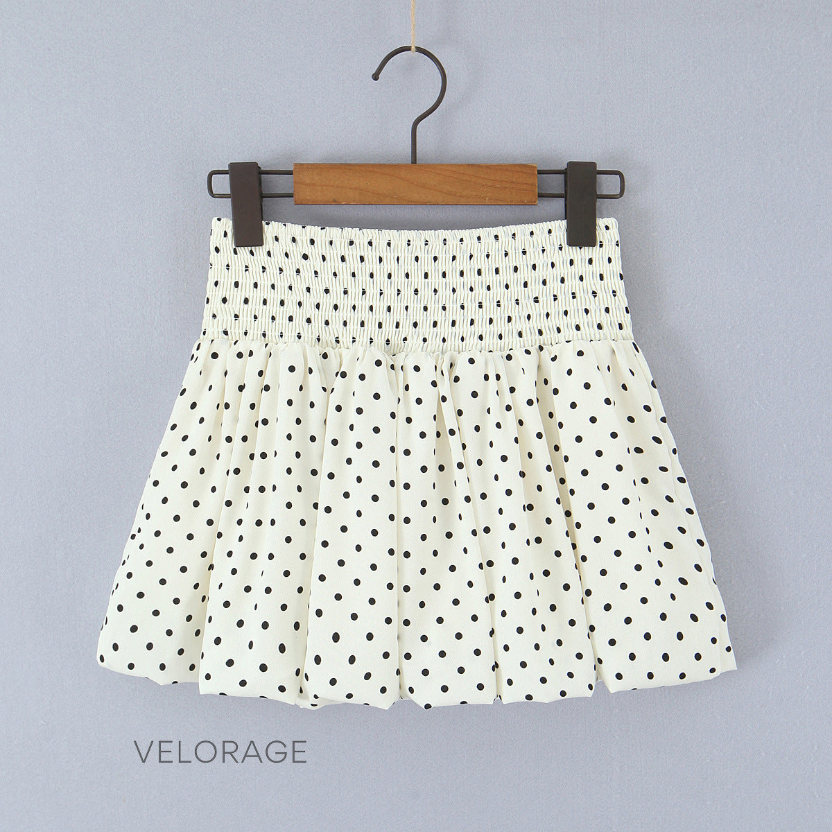 Kenzlie Puantiyeli Pilili Mini Etek [2QLVG27S]