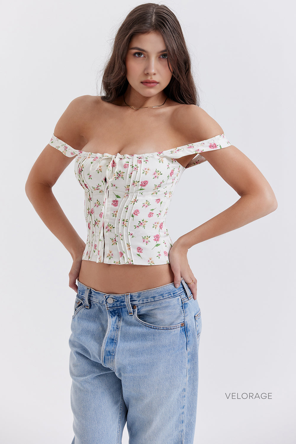 Velorage Langley Cicekli Balenli Korse | 669 | 670 | 671 | 672