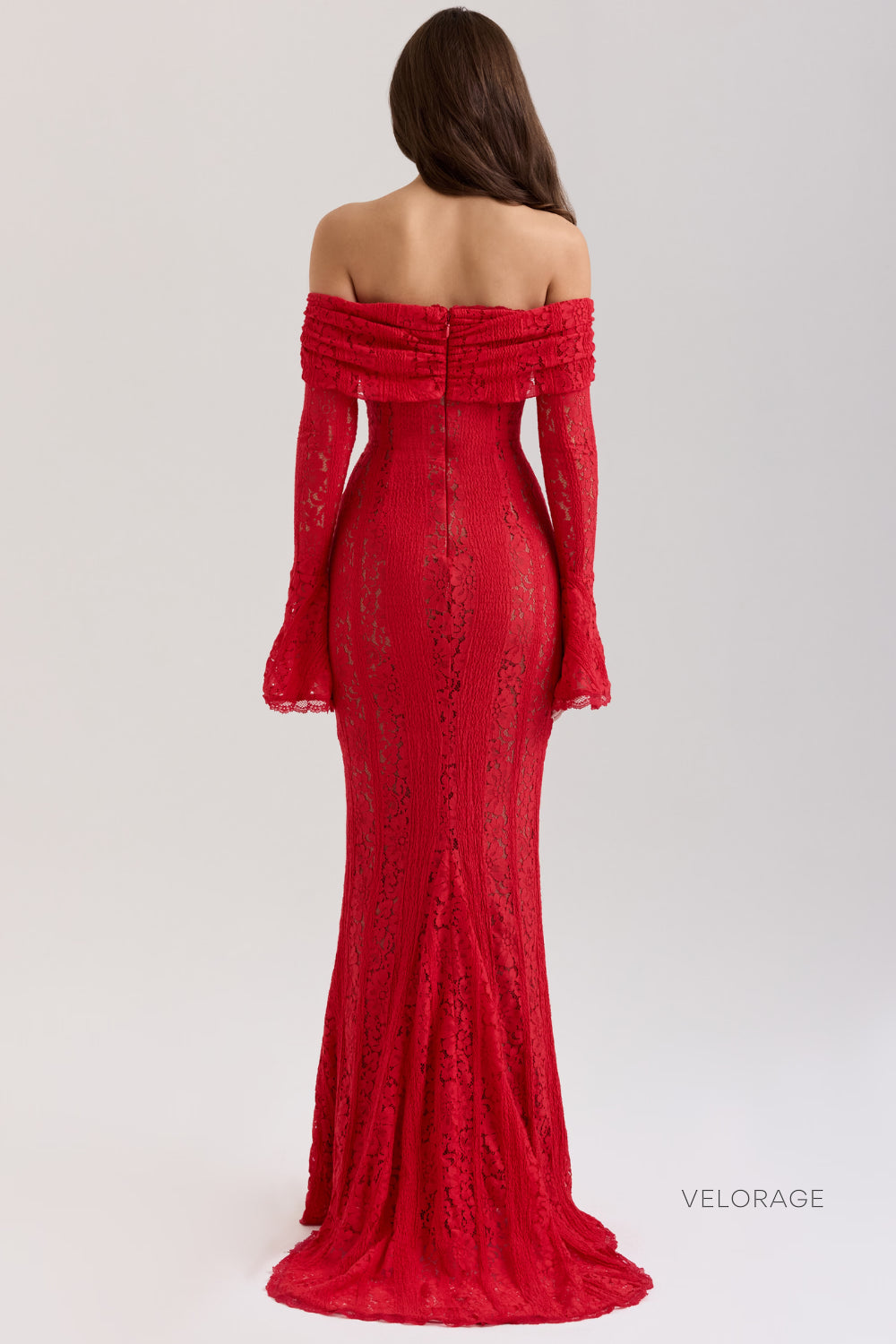 Velorage Nikole Dantel Uzun Kollu Maxi Elbise | 2533 | 2534 | 2535 | 2536