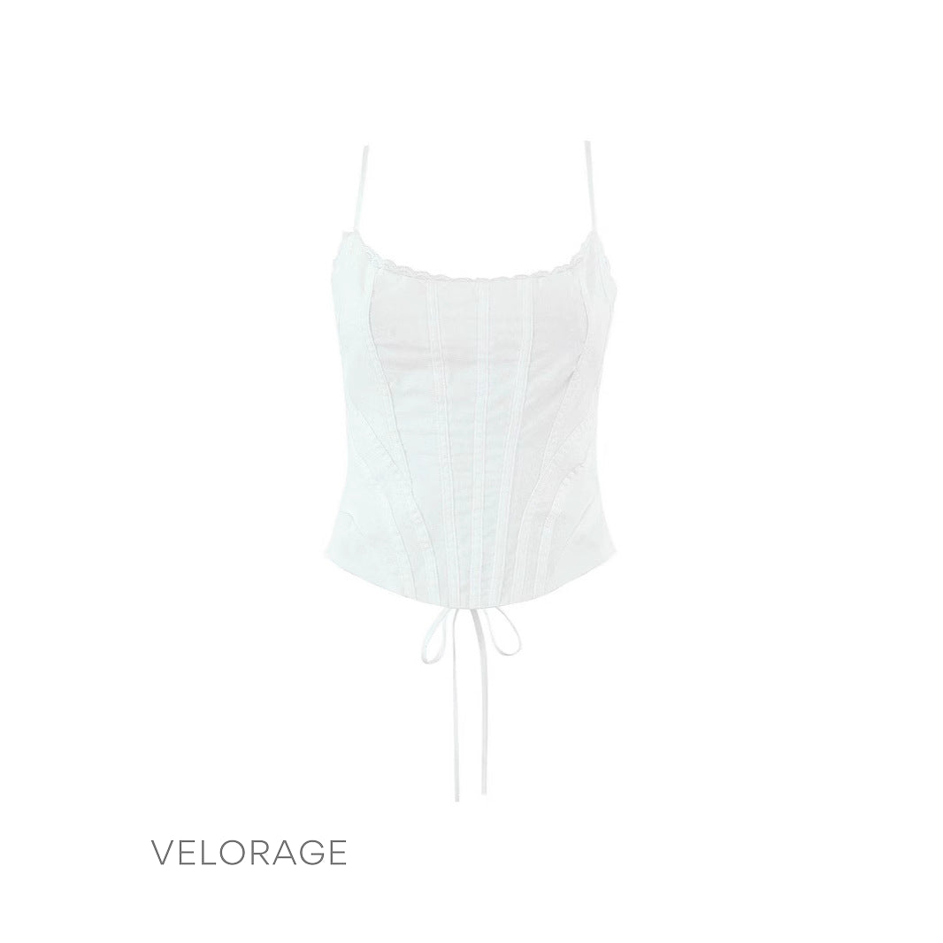 Philomena Bağcıklı Crop Top [72WA07Y7]