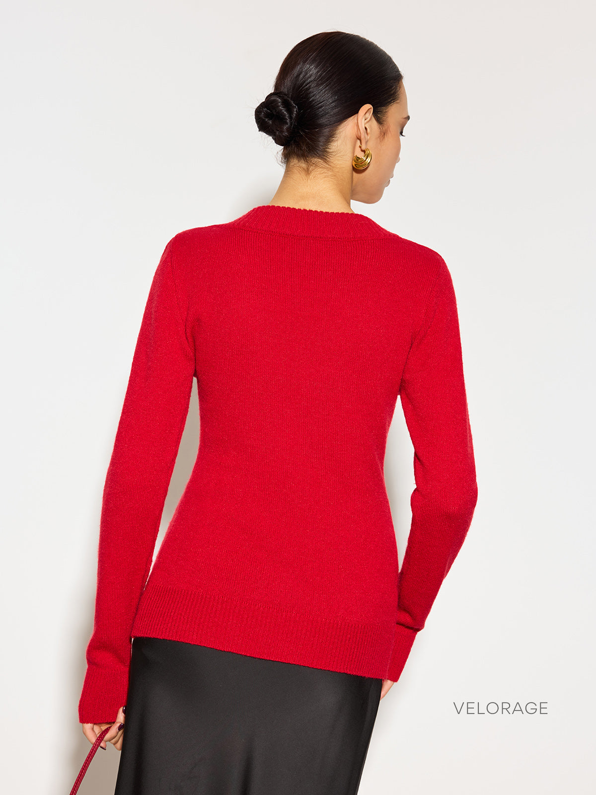 Velorage Richelle 3D Cicekli Orgu Top | OA241119042RDL