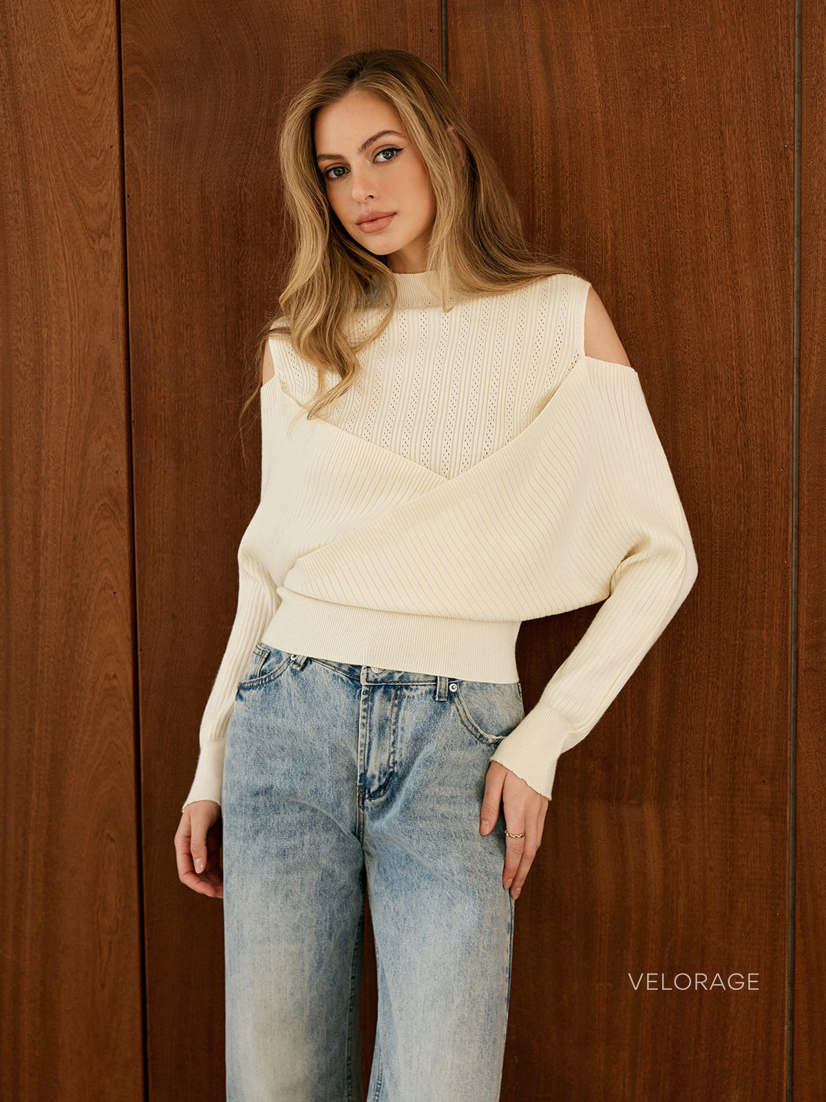 Velorage Salina Orgu Capraz Acik Omuz Ust | OA241115055WEAS | OA241115055WEAM | OA241115055WEAL | OA241115055WEAXL