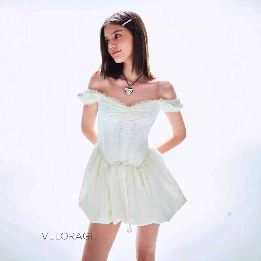 Shianne Dantel Nakışlı Mini Elbise [0QELLX8L]