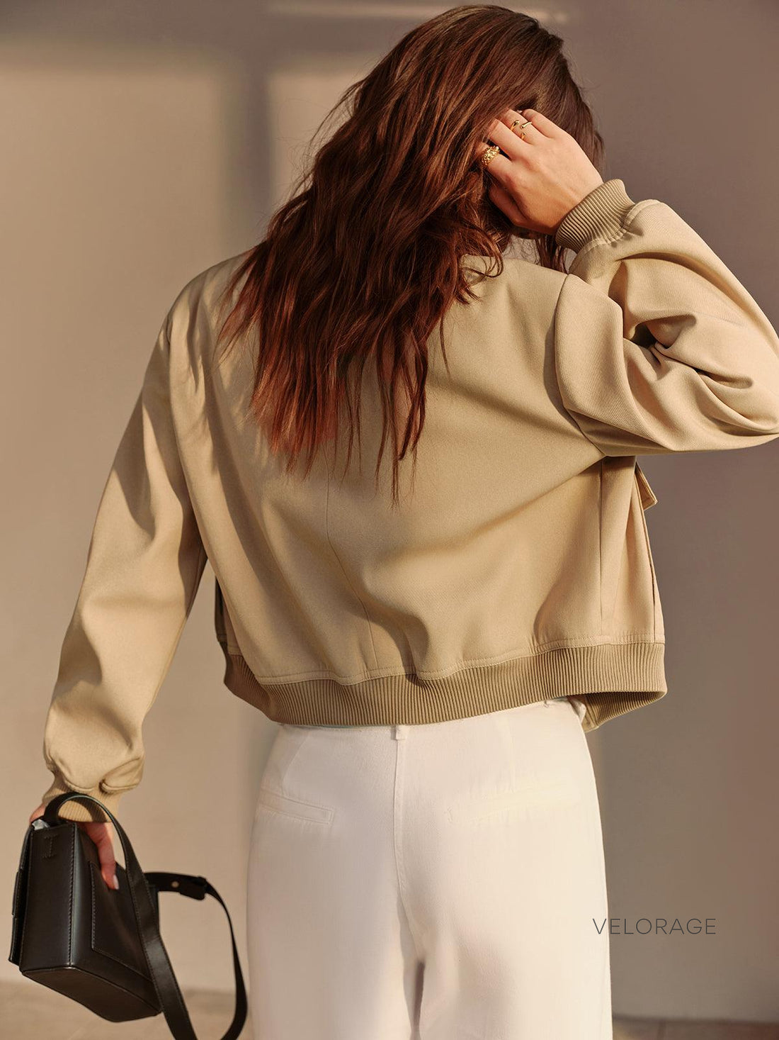 Velorage Taniyah Haki Ribana Bomber Ceket | OA240815026YWEXS | OA240815026YWES | OA240815026YWEM | OA240815026YWEL | OA240815026YWEXL