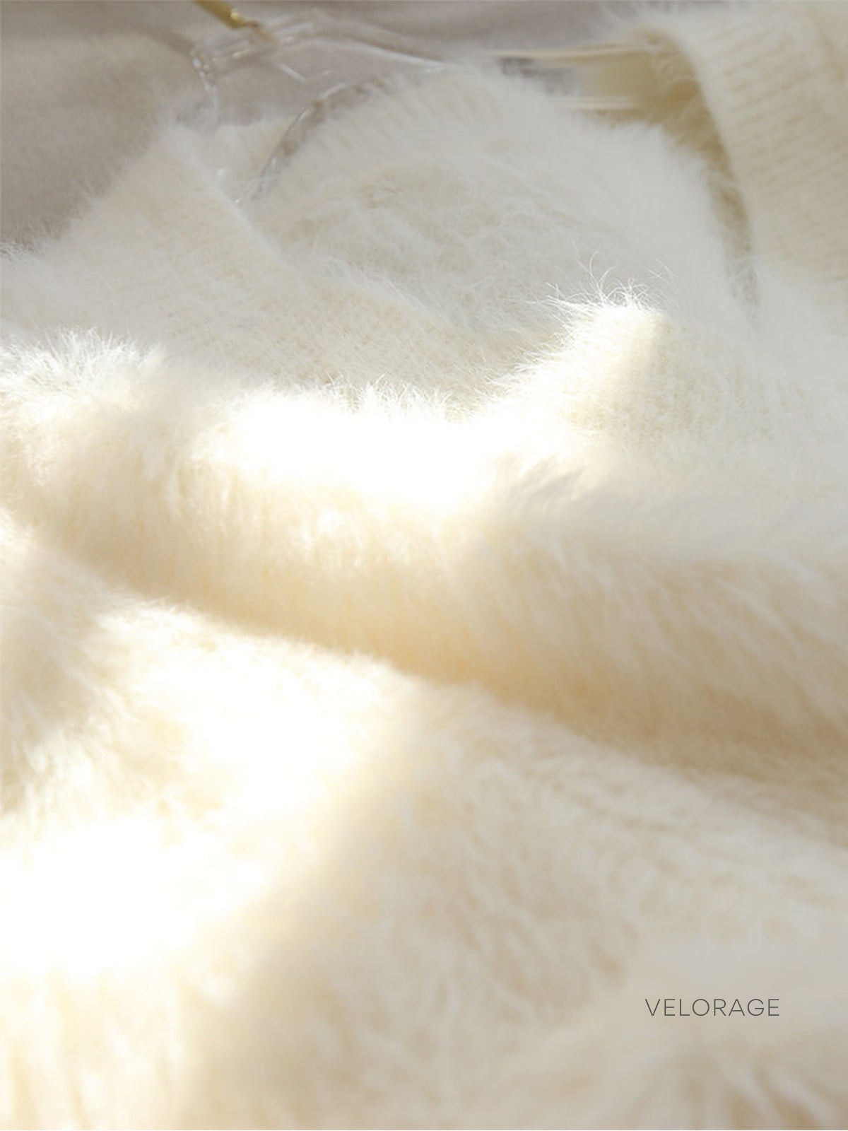 Velorage Xandria Yumusak V Yaka Kazak | Beyaz-XS | Beyaz-S | Beyaz-M | Beyaz-L | Beyaz-XL