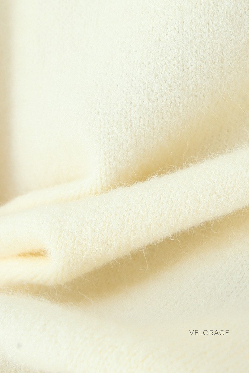 Velorage Ximenna Kiraz Nakisli Triko Hirka | Krem-PP | Krem-P | Krem-M | Krem-G