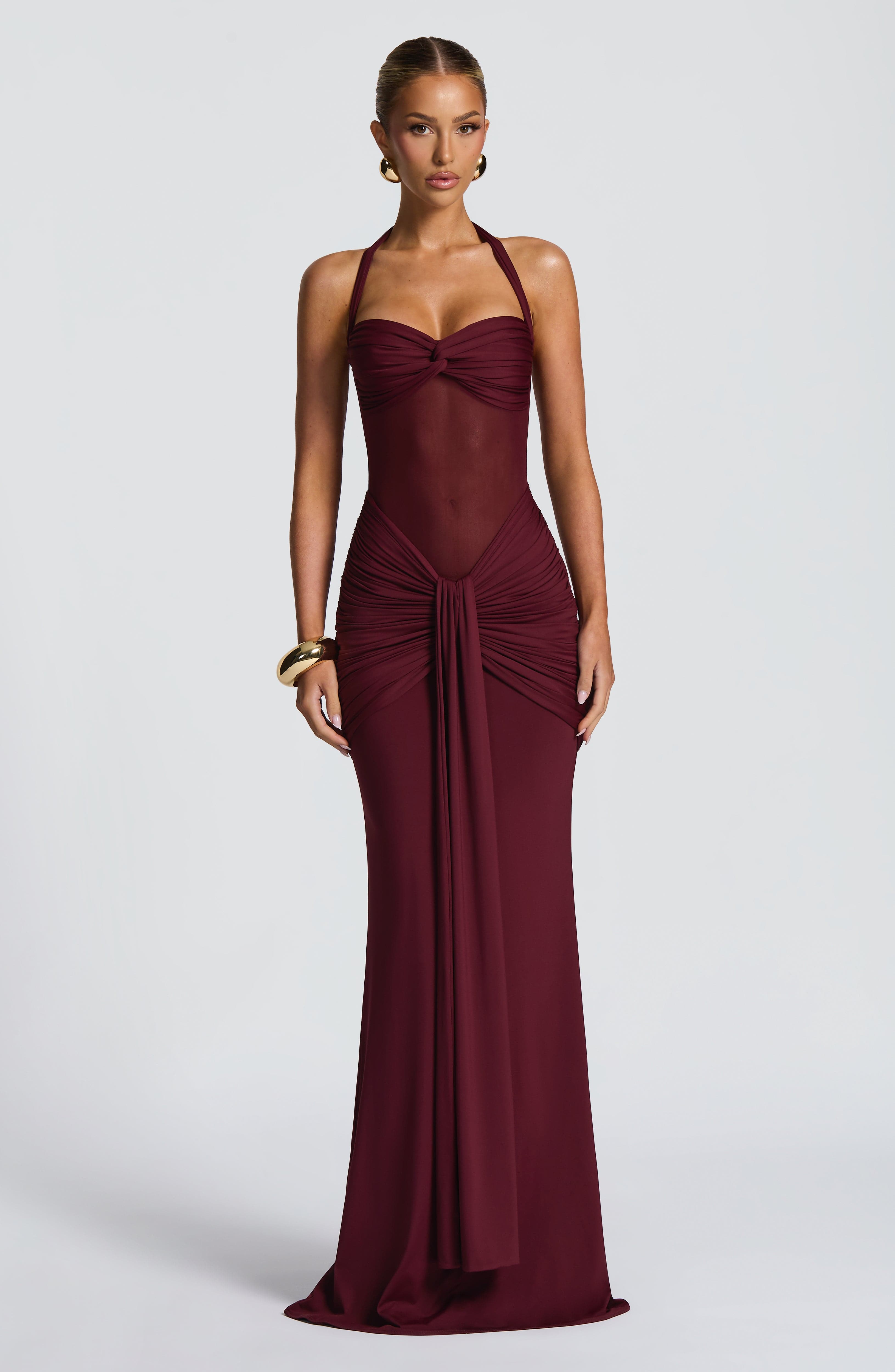 Velorage Coco Kiraz Lake Maxi Elbise