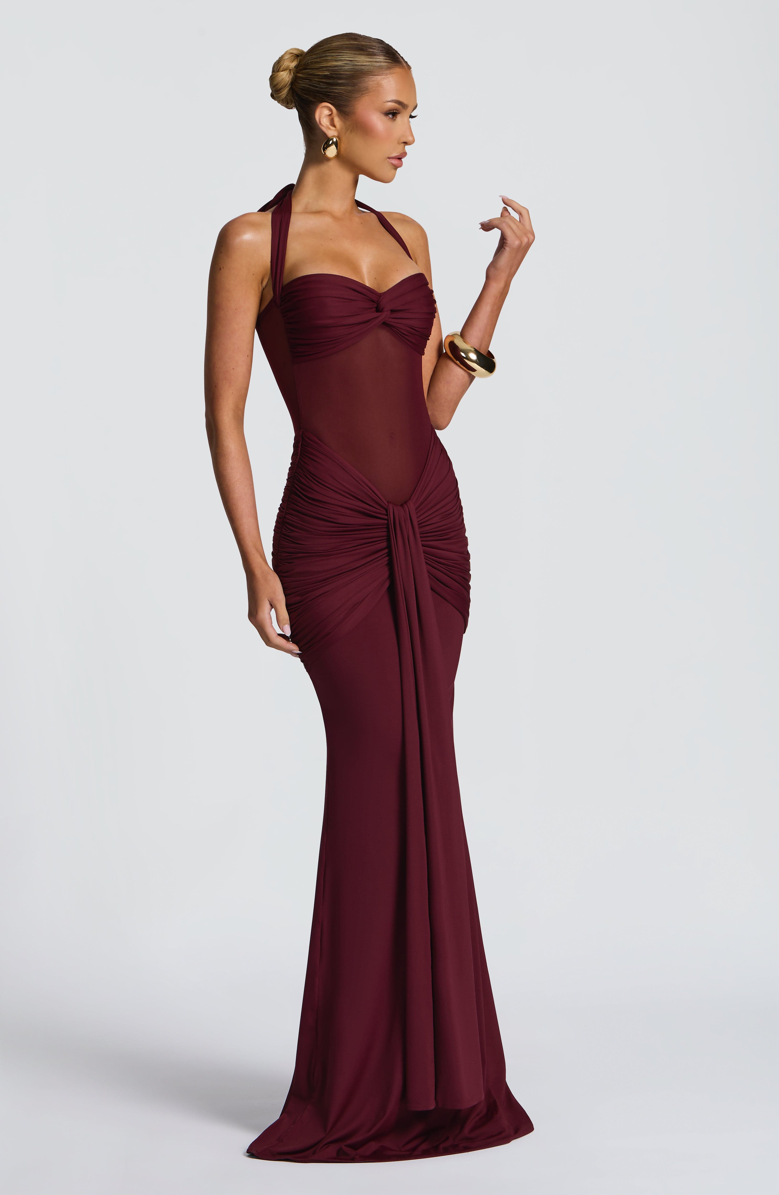 Velorage Coco Kiraz Lake Maxi Elbise