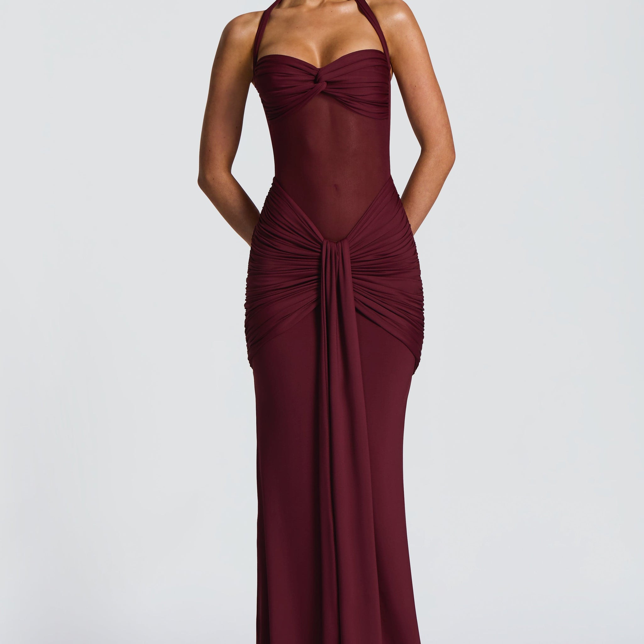 Velorage Coco Kiraz Lake Maxi Elbise | BBF4163-D - CHERRY LACQUER - XS | BBF4163-D - CHERRY LACQUER - S | BBF4163-D - CHERRY LACQUER - M | BBF4163-D - CHERRY LACQUER - L | BBF4163-D - CHERRY LACQUER - XL | BBF4163-D - CHERRY LACQUER - XXL