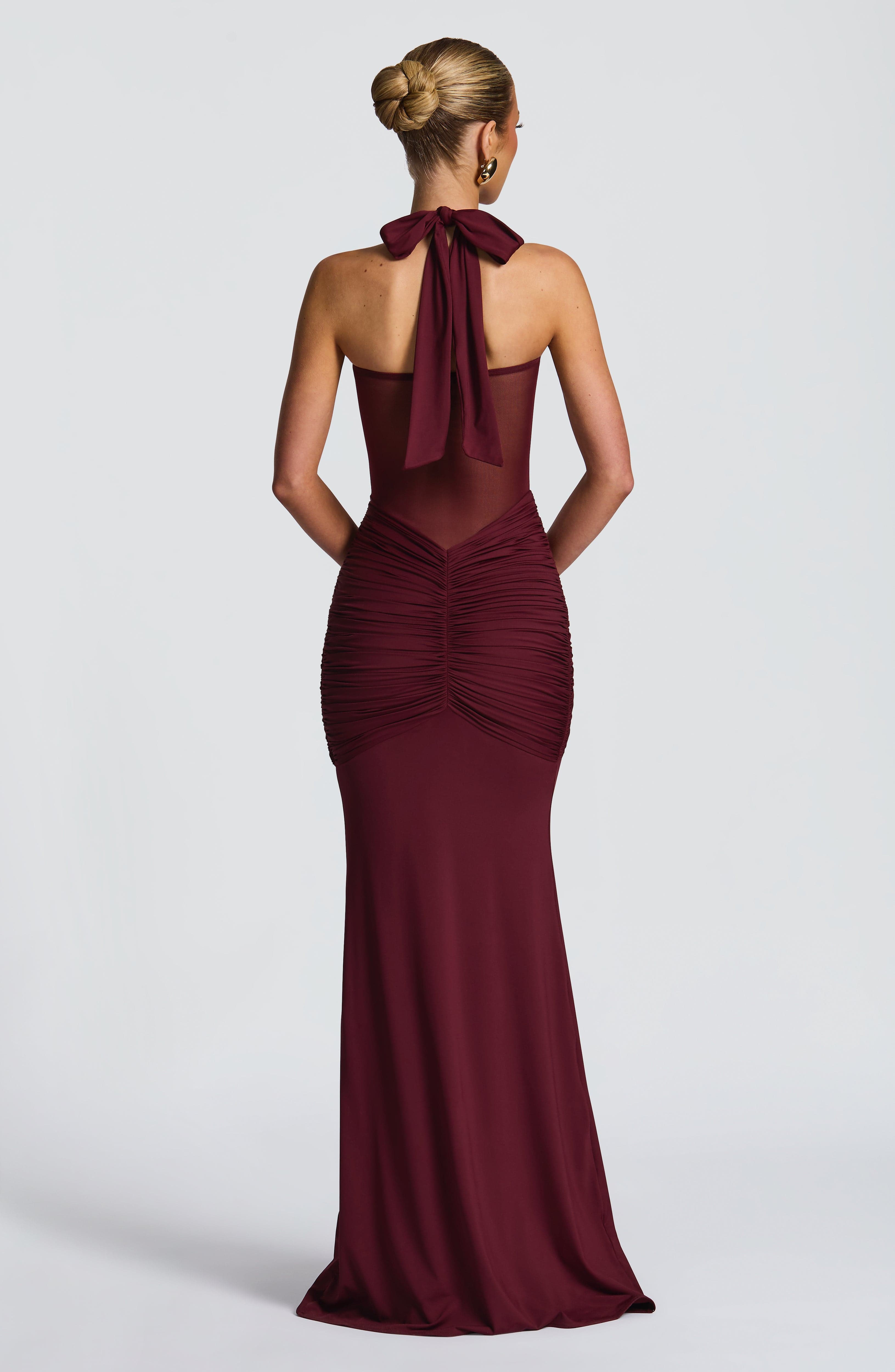 Velorage Coco Kiraz Lake Maxi Elbise