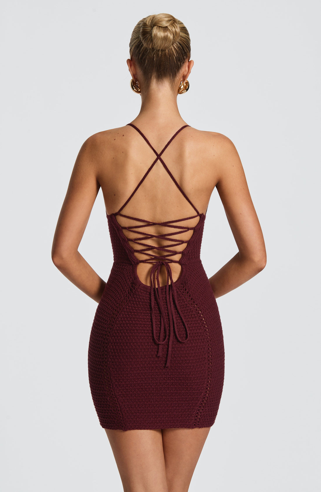Velorage Remi Dantel Mini Elbise | BBF4115-D - CHERRY LACQUER - XS | BBF4115-D - CHERRY LACQUER - S | BBF4115-D - CHERRY LACQUER - M | BBF4115-D - CHERRY LACQUER - L | BBF4115-D - CHERRY LACQUER - XL | BBF4115-D - CHERRY LACQUER - XXL