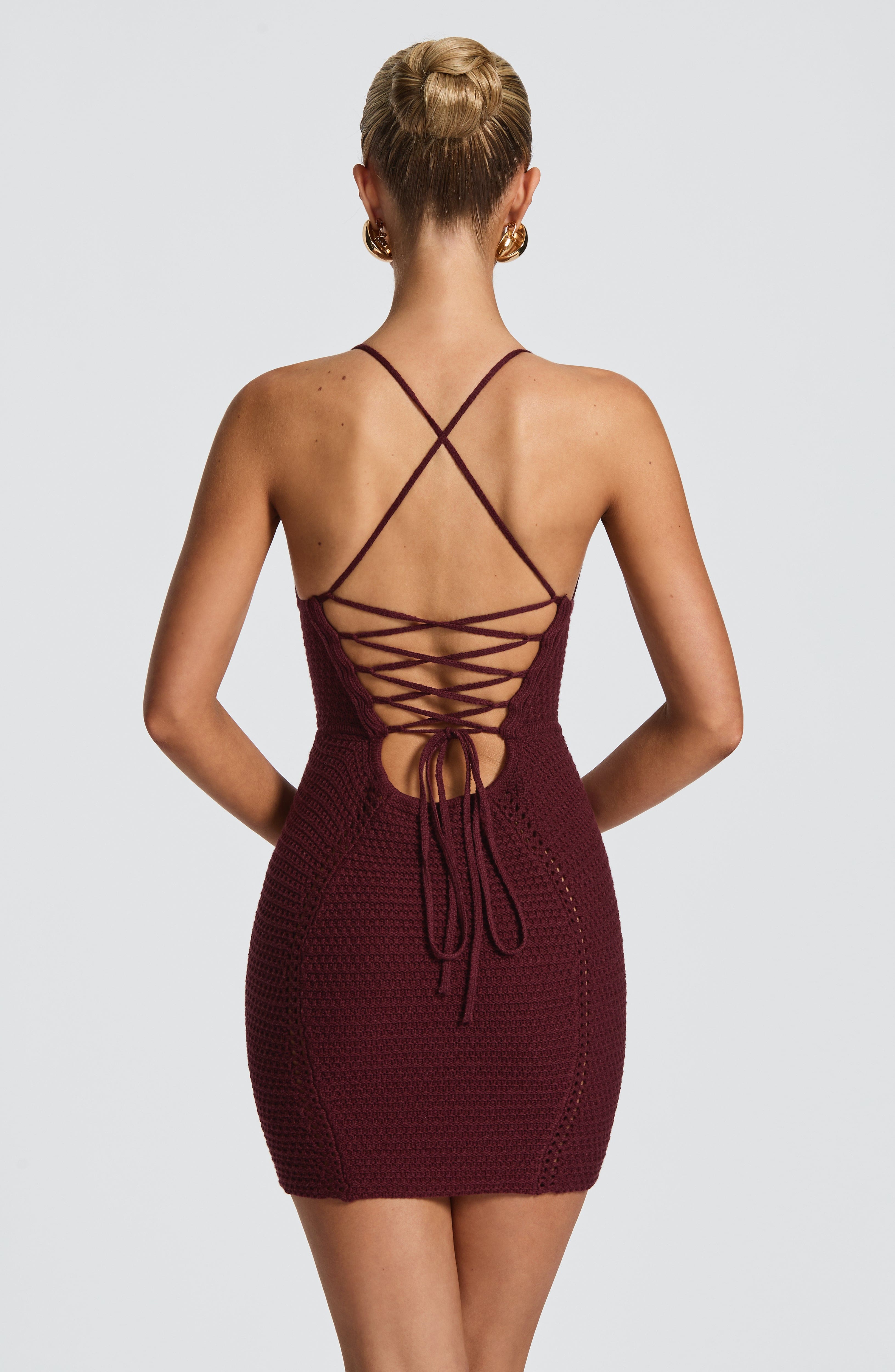 Velorage Remi Dantel Mini Elbise