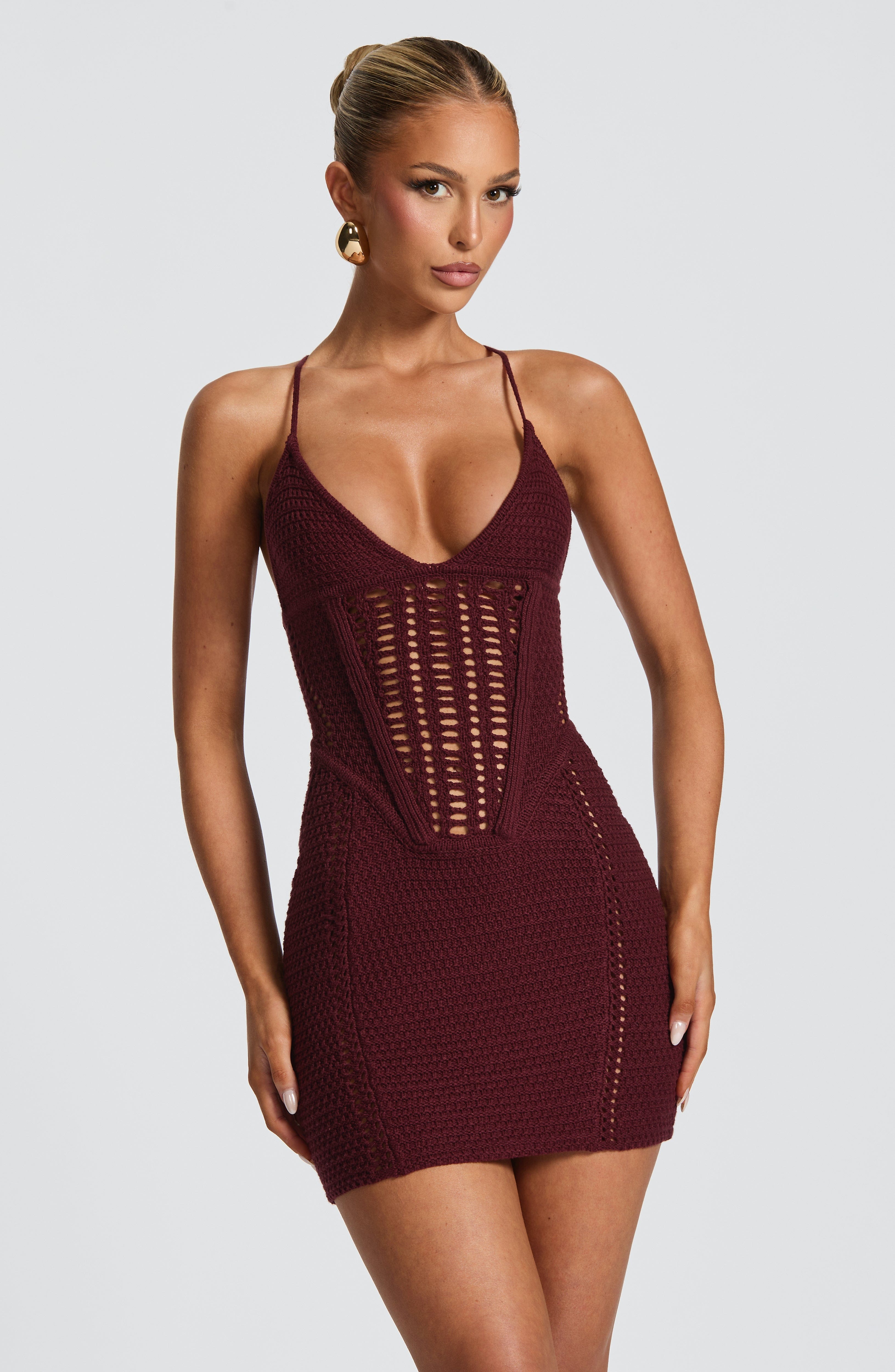Velorage Remi Dantel Mini Elbise