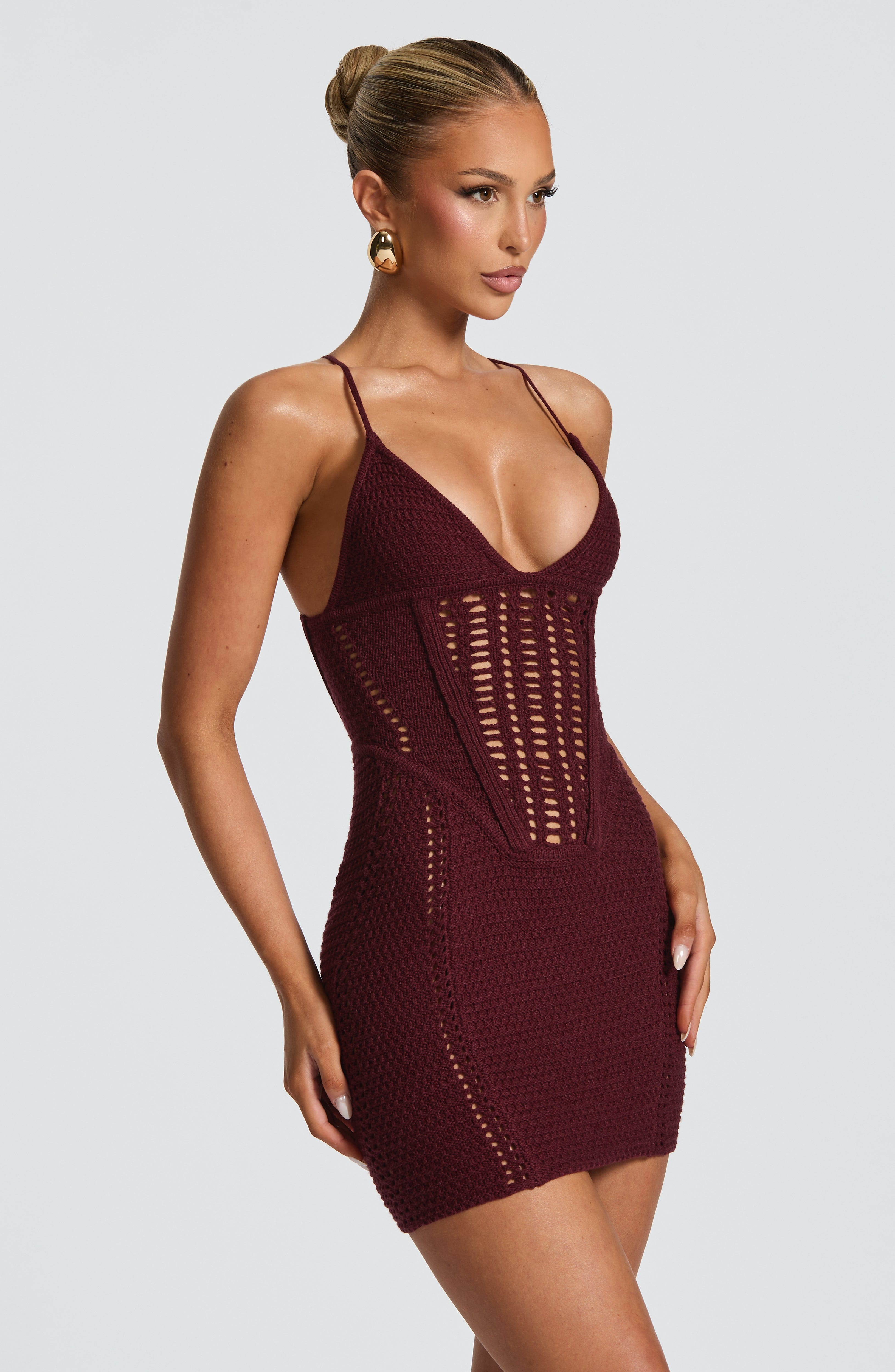 Velorage Remi Dantel Mini Elbise